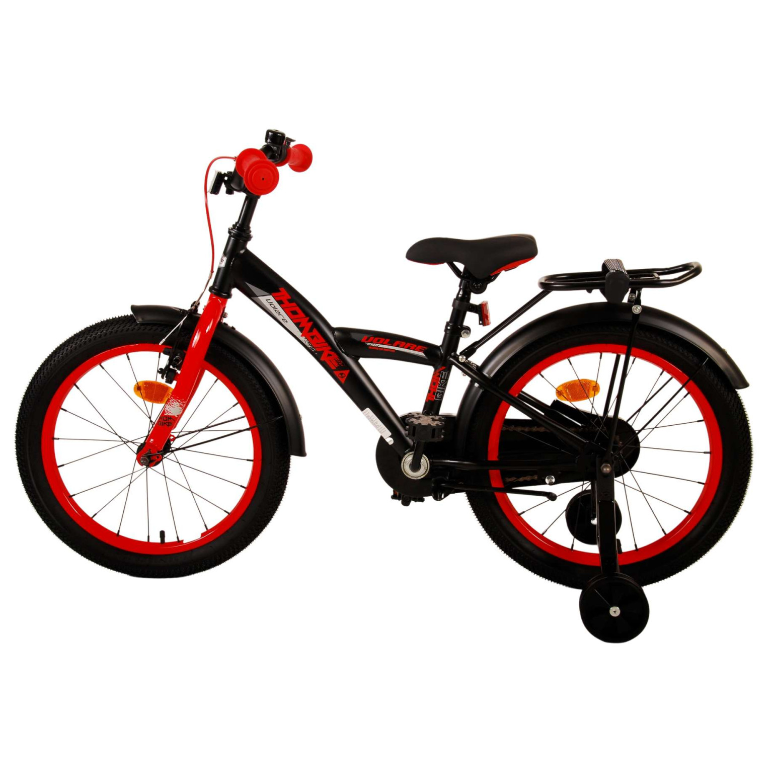 Volare Thombike Fiets - 18 inch - Zwart Rood