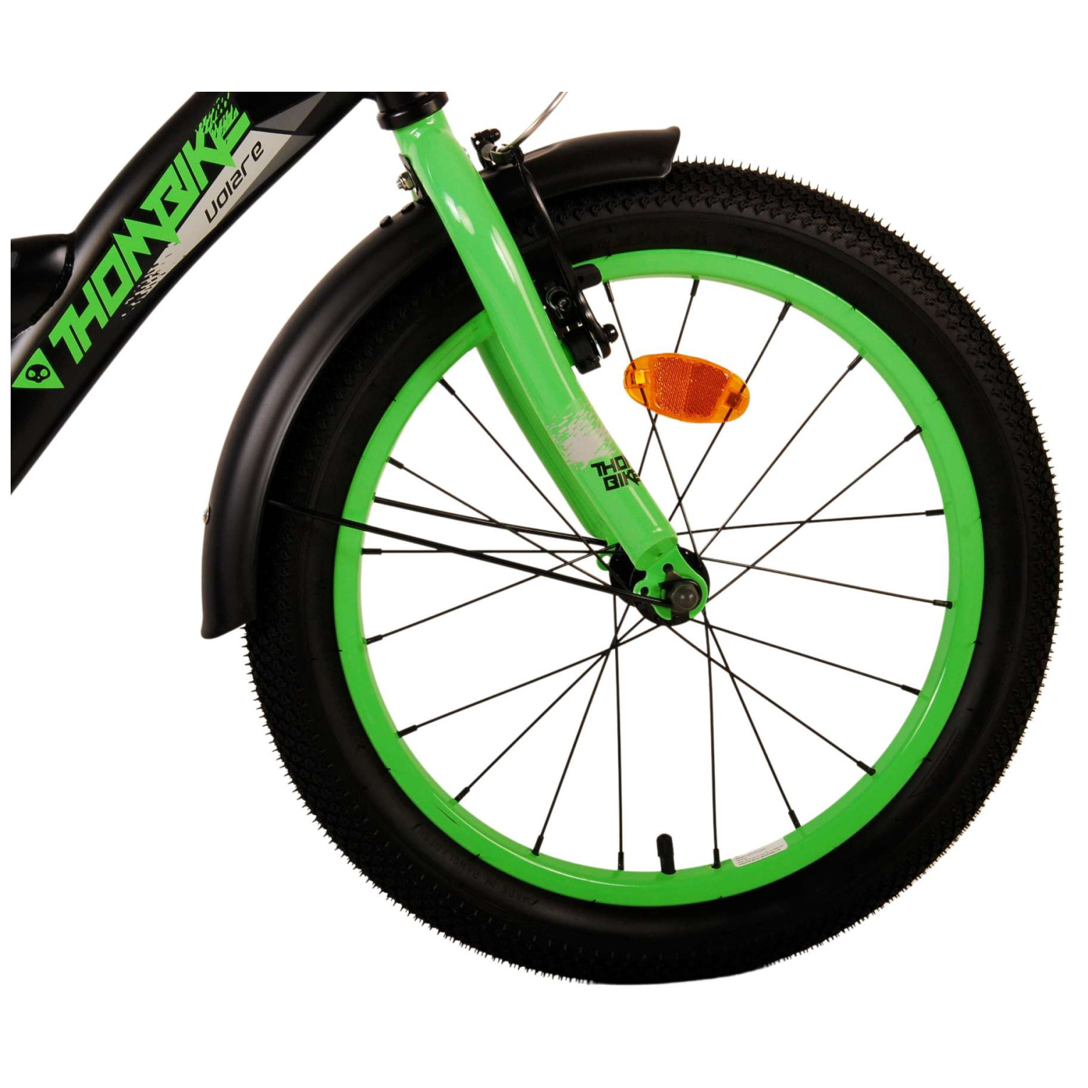 Volare Thombike Fiets - 18 inch - Zwart Groen