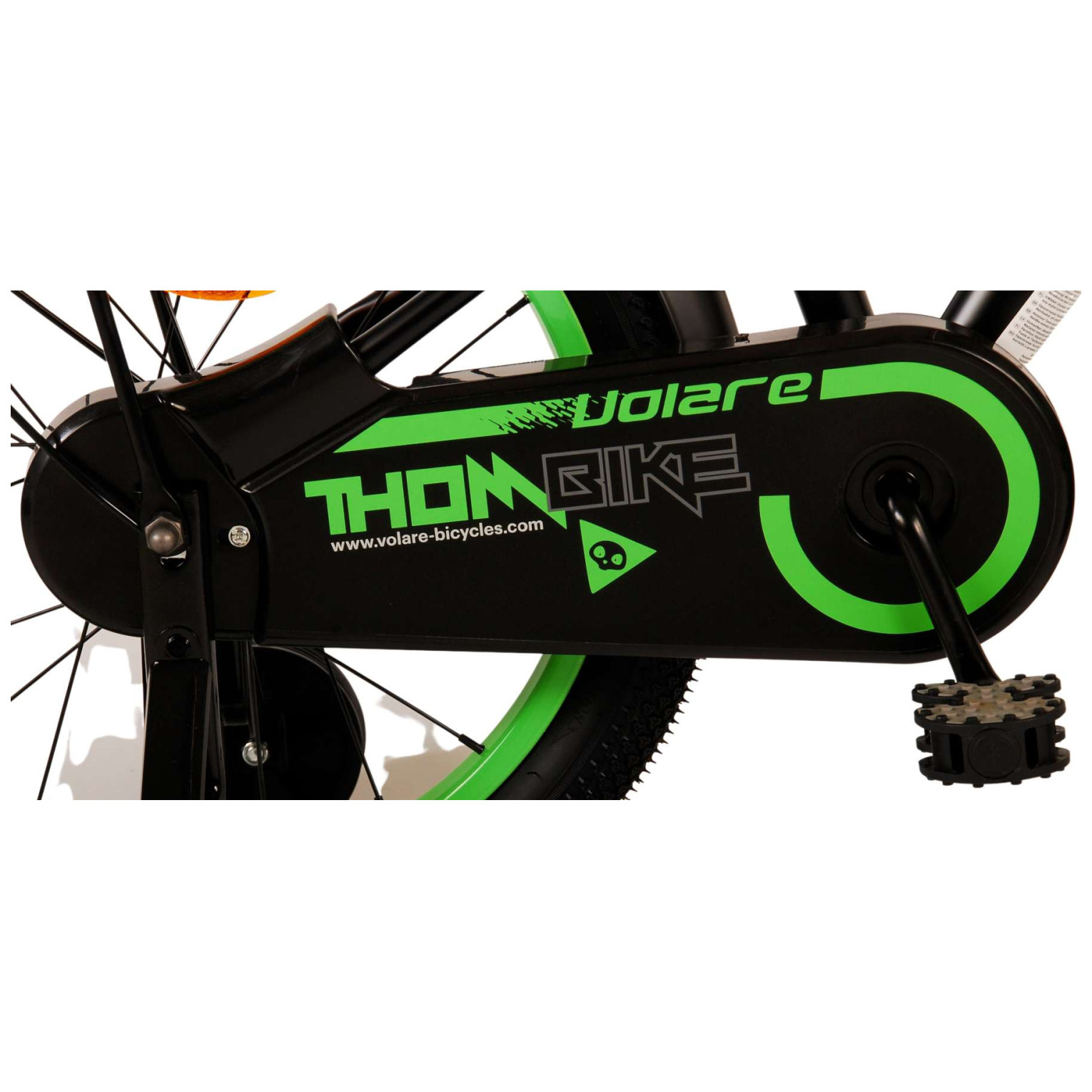 Volare Thombike Fiets - 18 inch - Zwart Groen