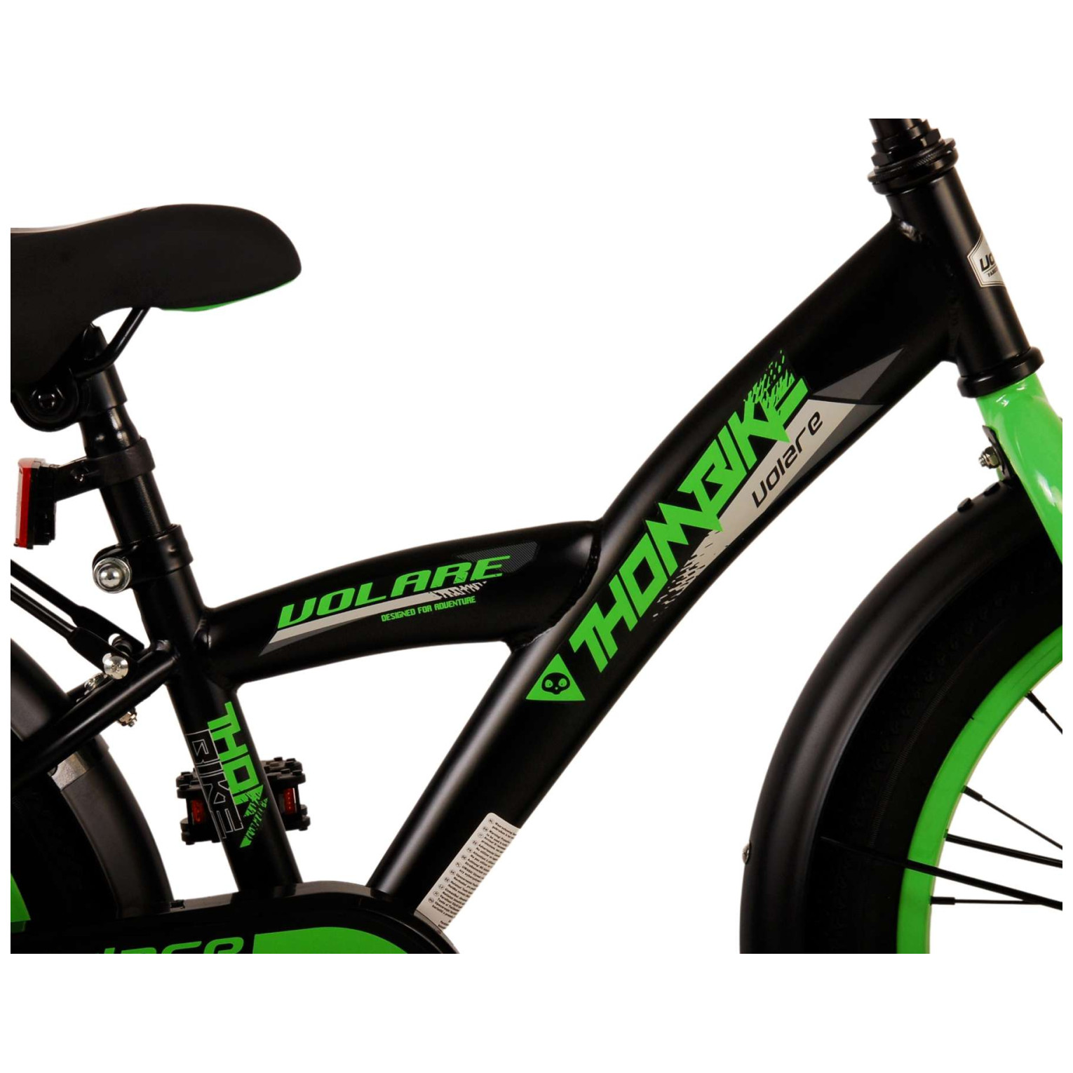 Volare Thombike Fiets - 18 inch - Zwart Groen