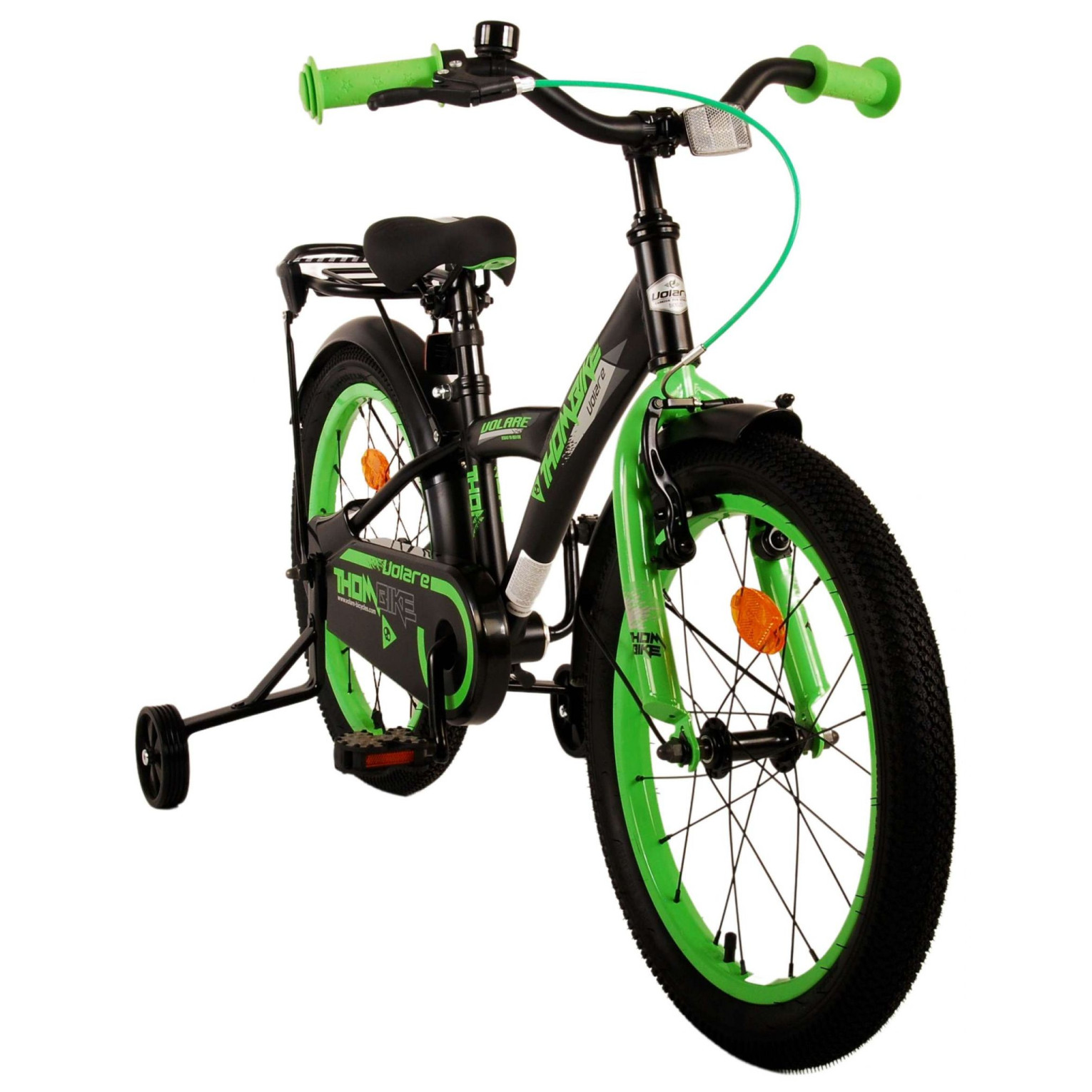 Volare Thombike Fiets - 18 inch - Zwart Groen