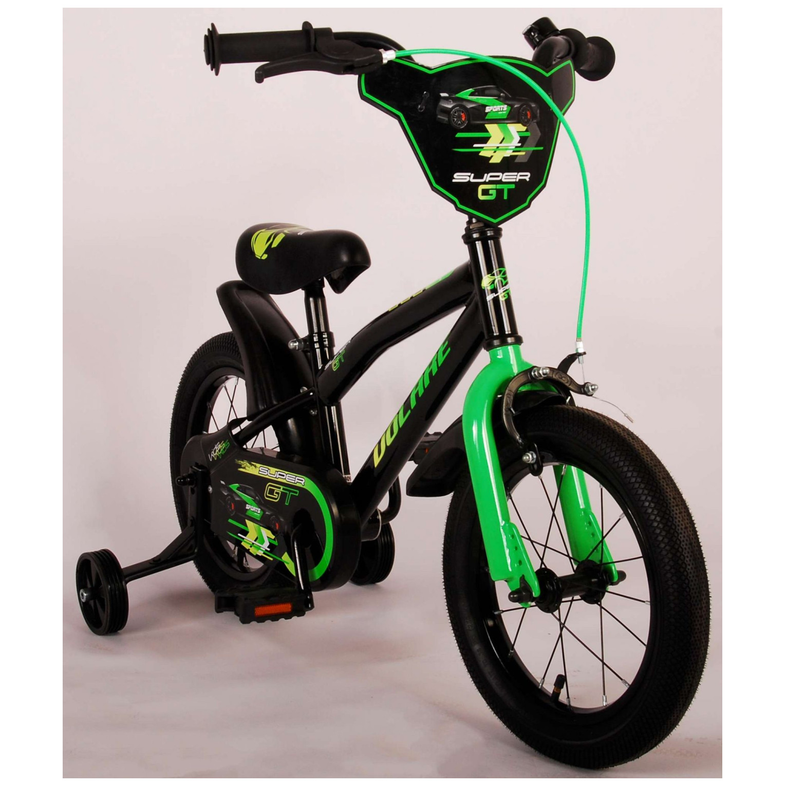 Volare Super GT Fiets - 14 inch - Groen