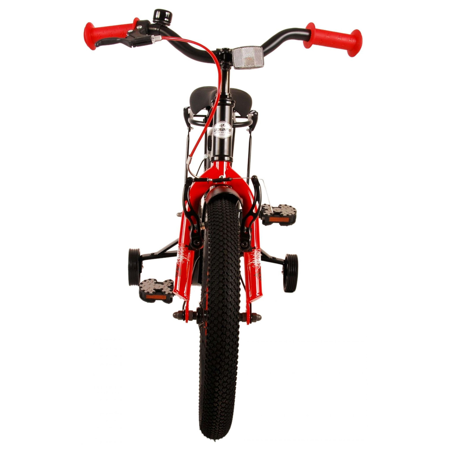 Volare Thombike Fiets - 16 inch - Zwart Rood