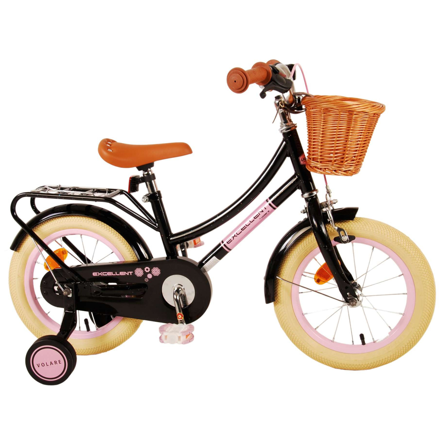 Volare Excellent Fiets - 14 inch - Zwart