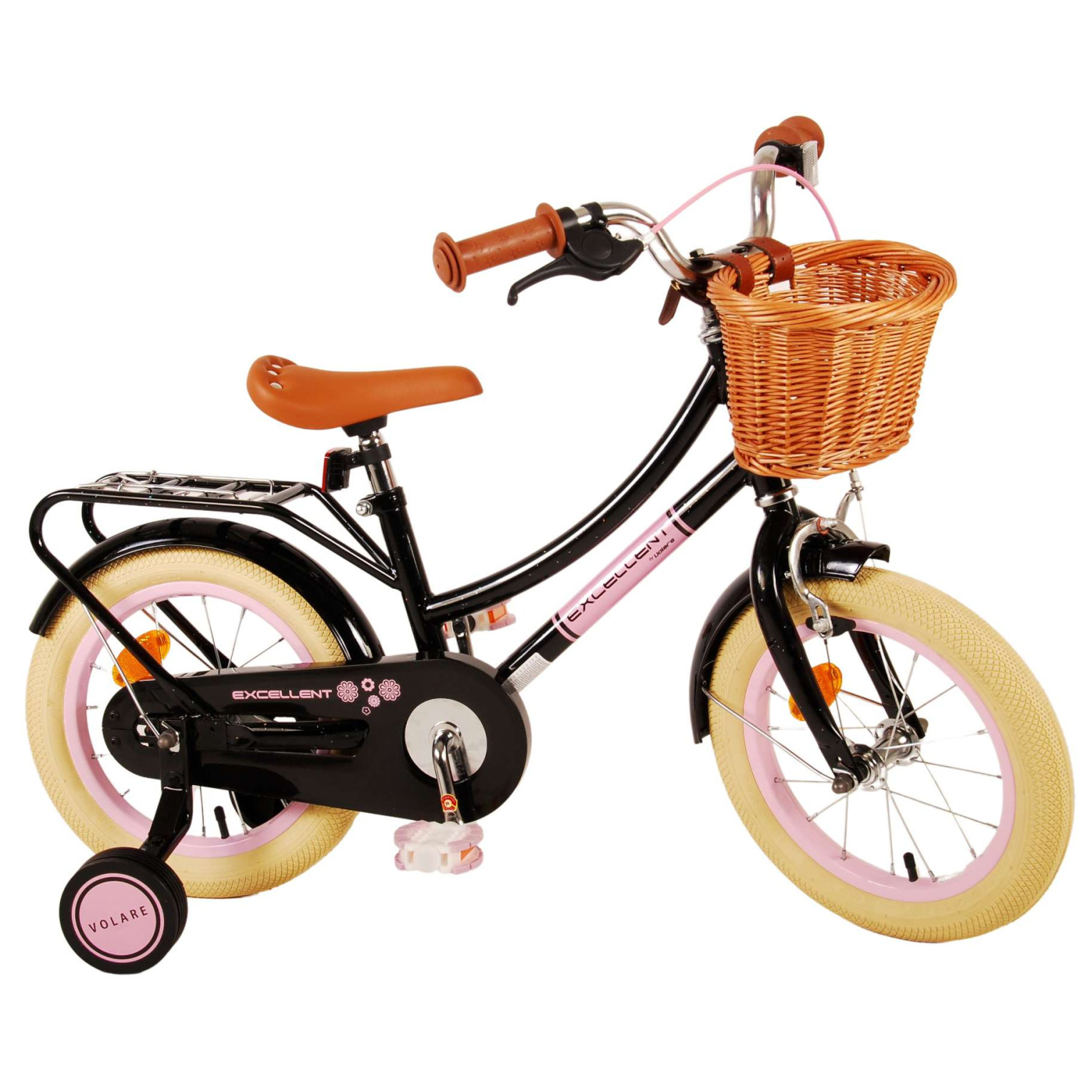 Volare Excellent Fiets - 14 inch - Zwart