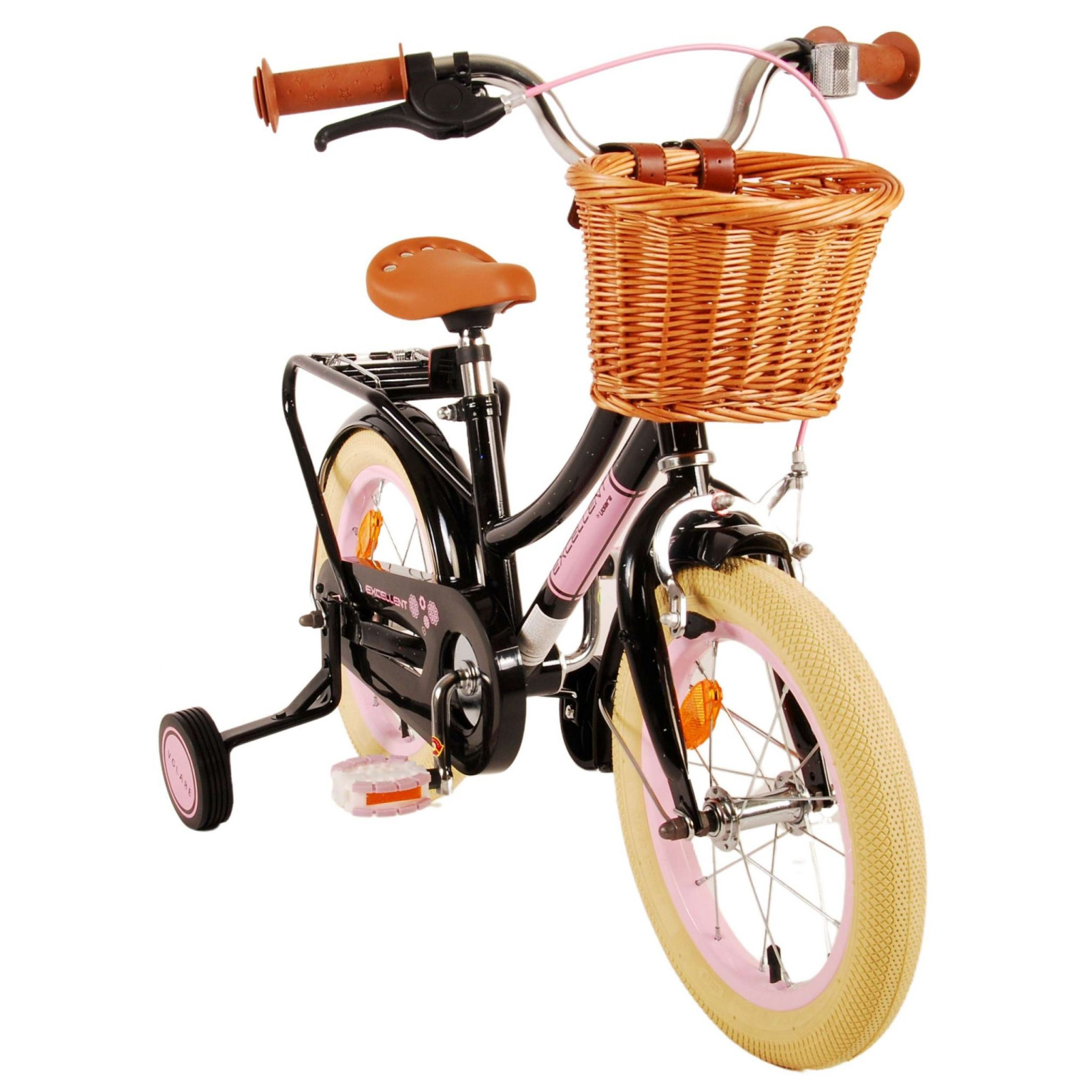 Volare Excellent Fiets - 14 inch - Zwart