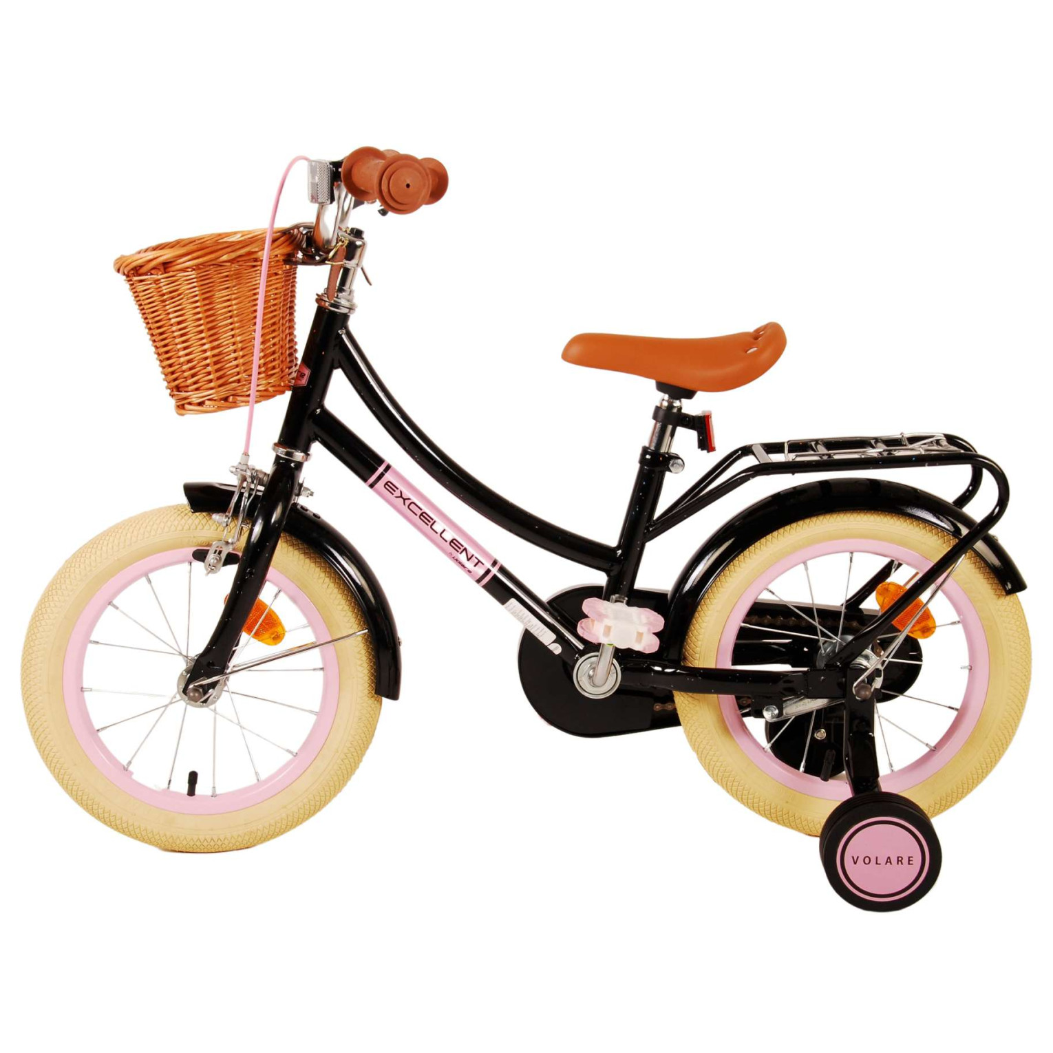 Volare Excellent Fiets - 14 inch - Zwart