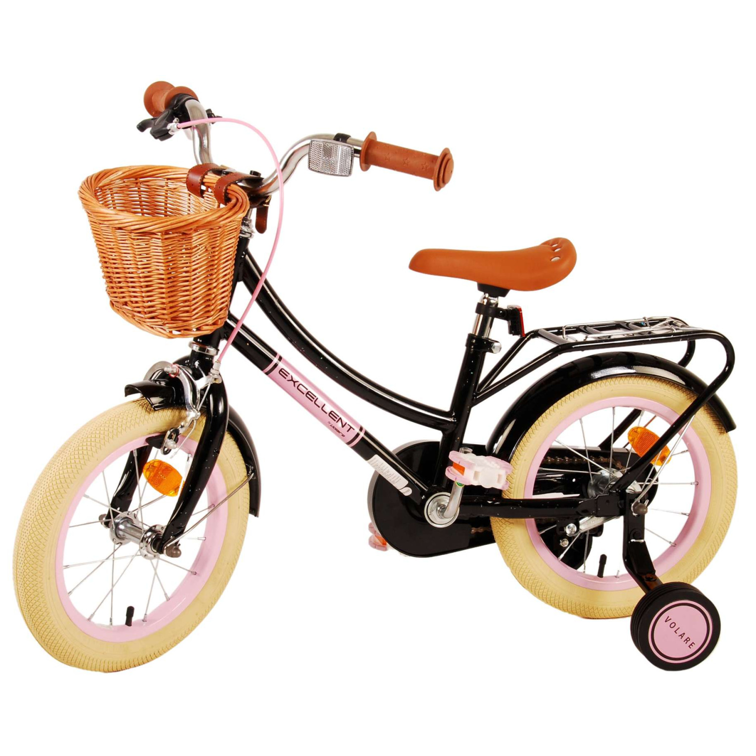 Volare Excellent Fiets - 14 inch - Zwart