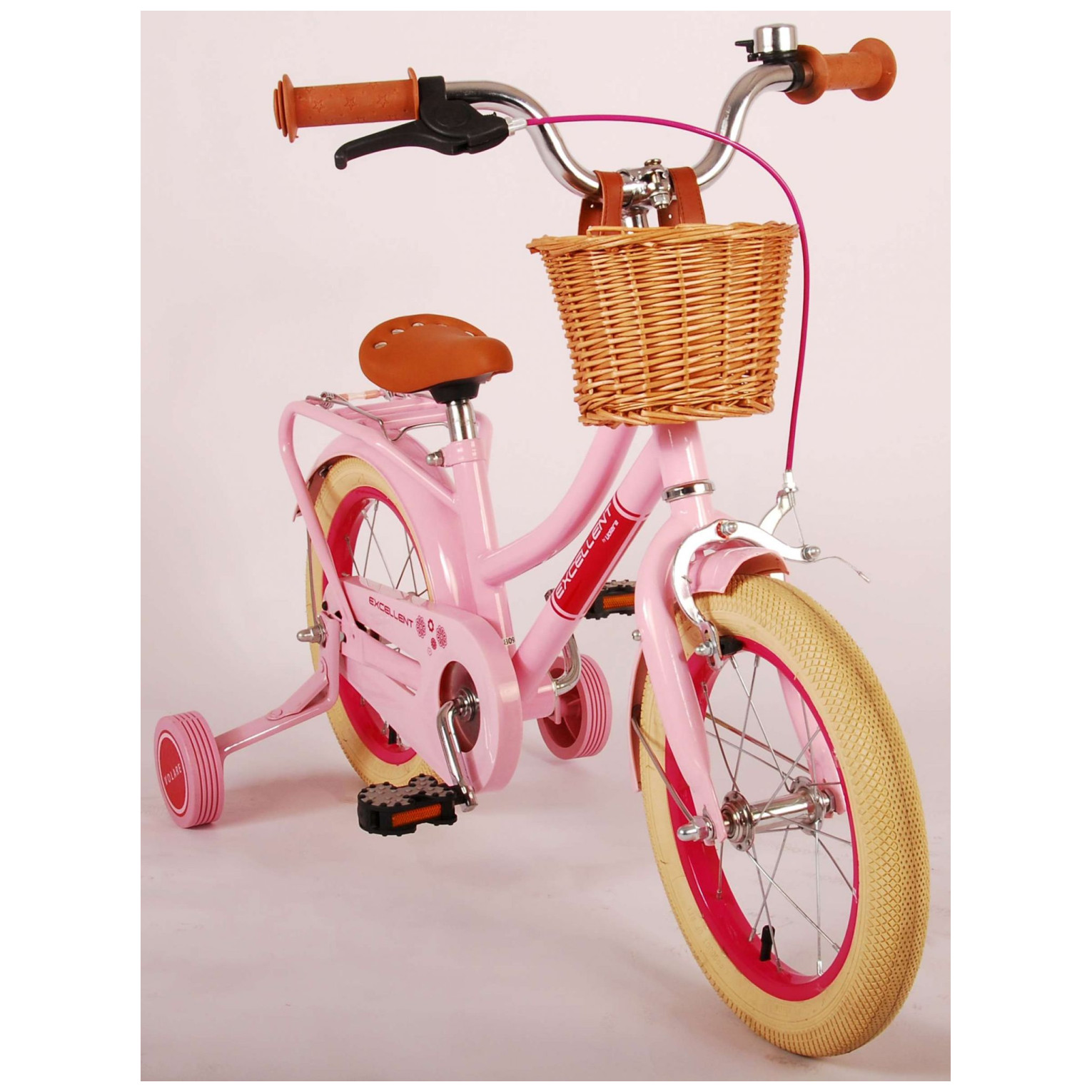 Volare Excellent Fiets - 14 inch - Roze