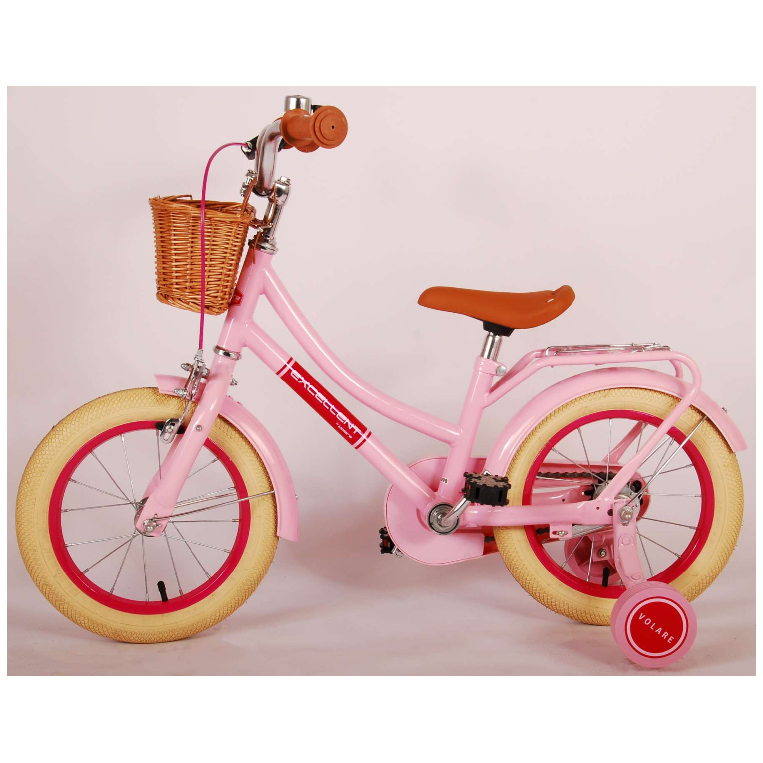 Volare Excellent Fiets - 14 inch - Roze