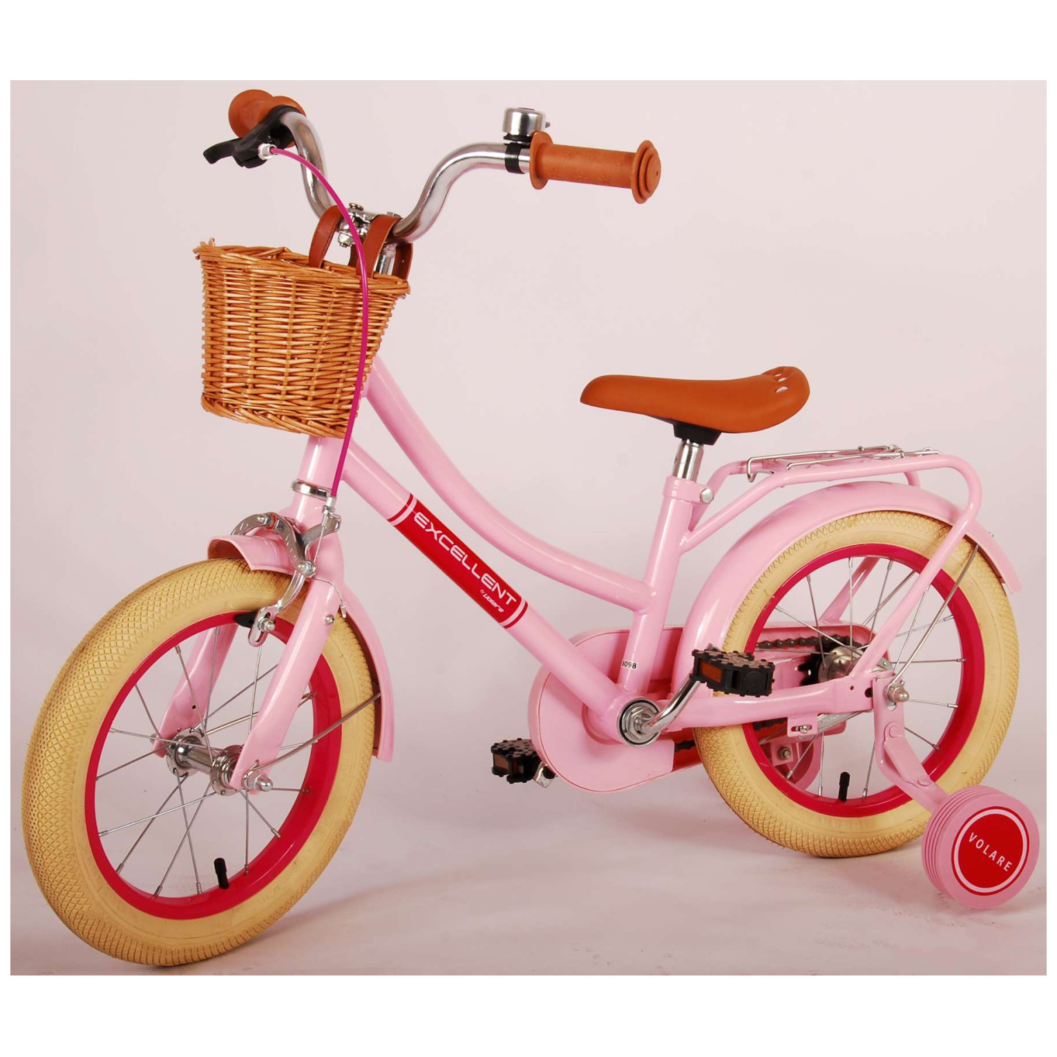 Volare Excellent Fiets - 14 inch - Roze