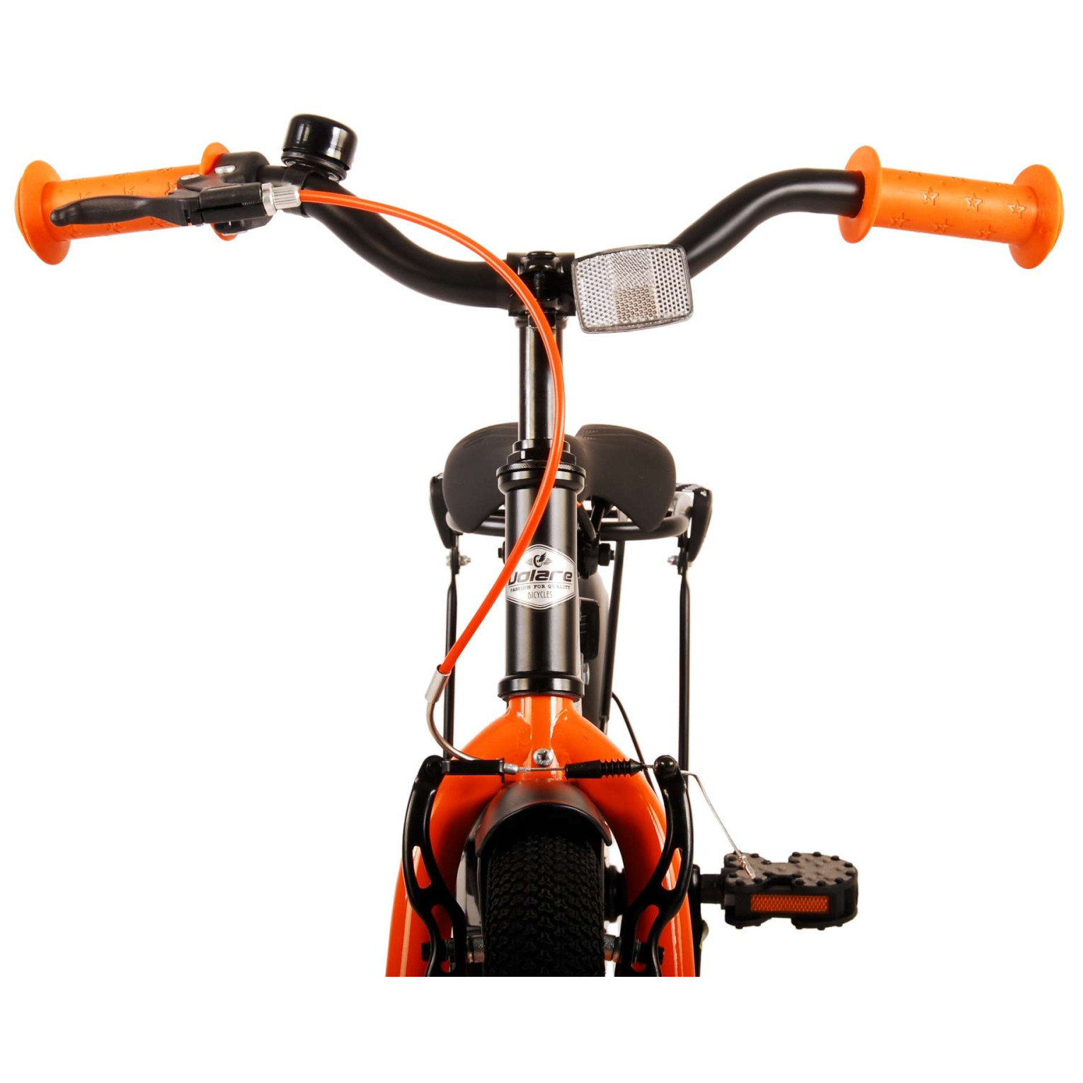 Volare Thombike Fiets - 16 inch - Zwart Oranje