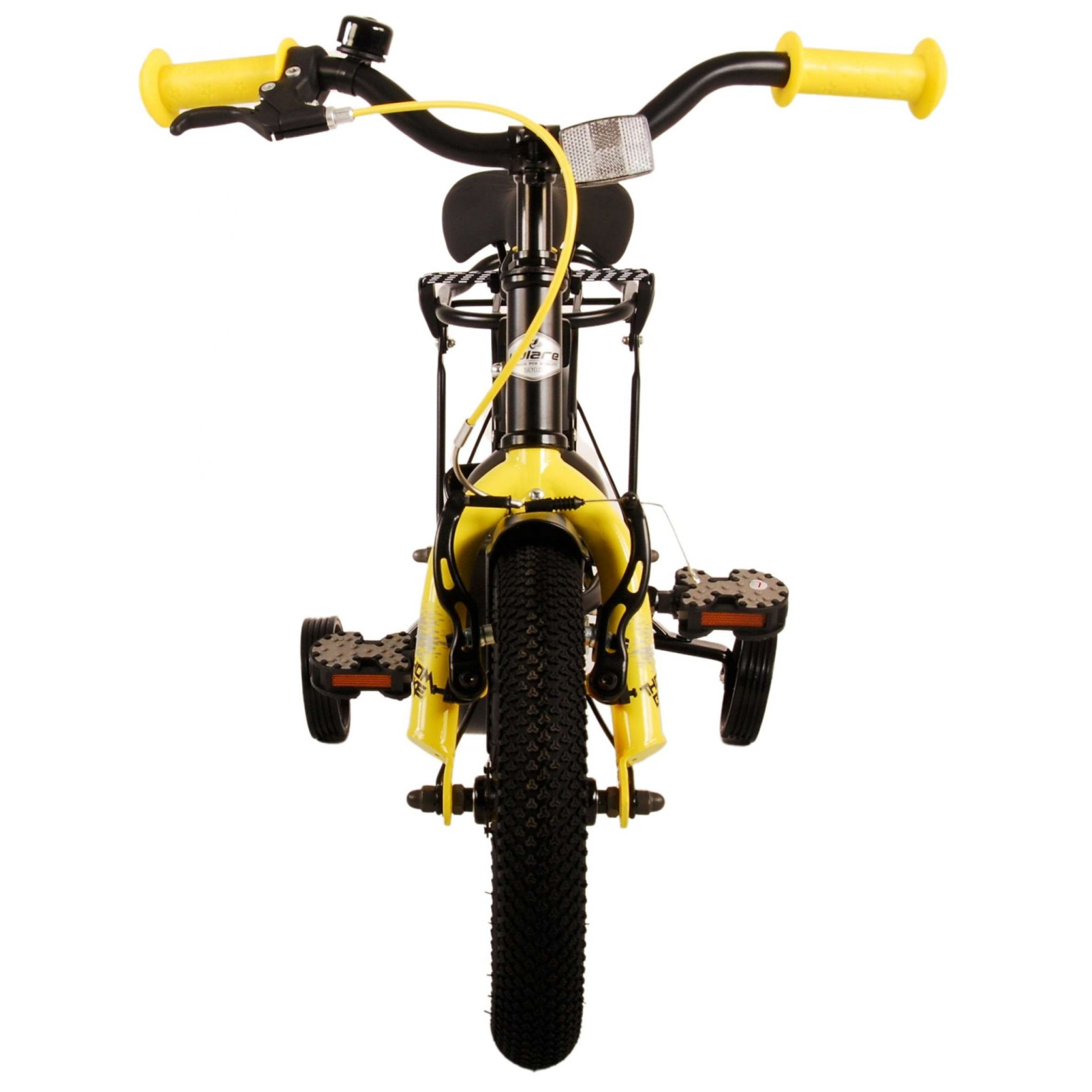 Vélo Volare Thombike - 12 pouces - Noir Jaune