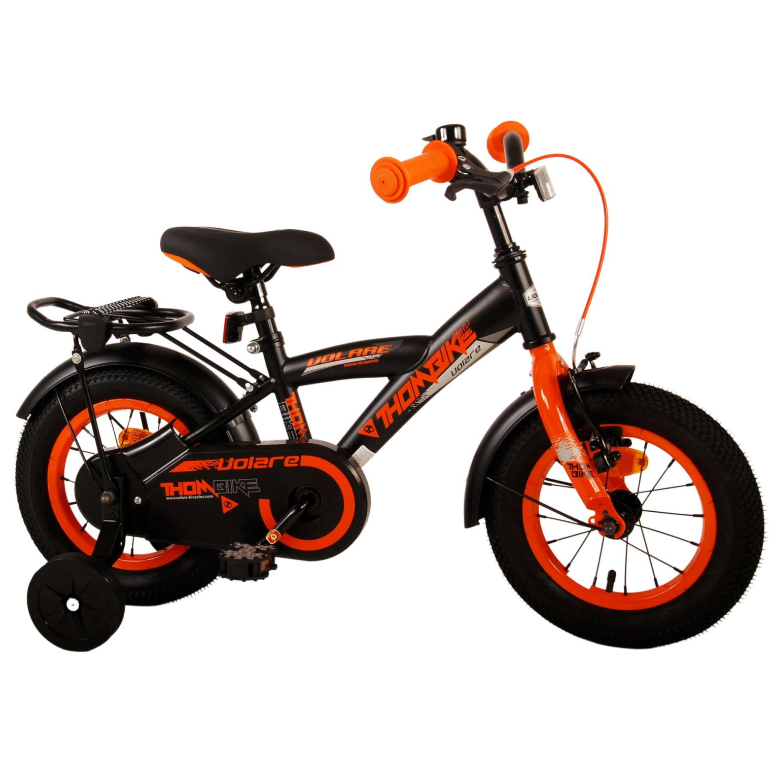 Vélo Volare Thombike - 12 pouces - Noir Orange