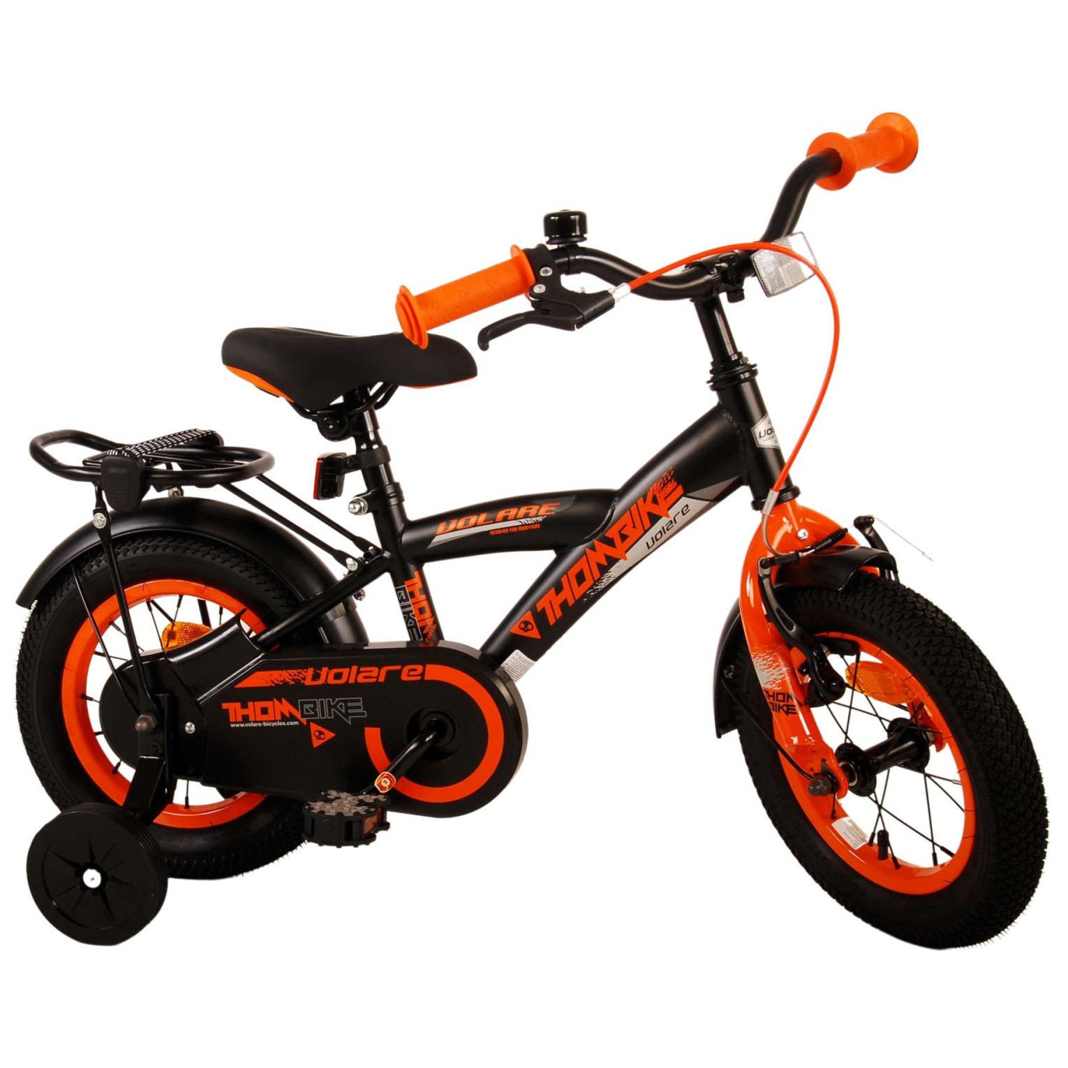 Vélo Volare Thombike - 12 pouces - Noir Orange