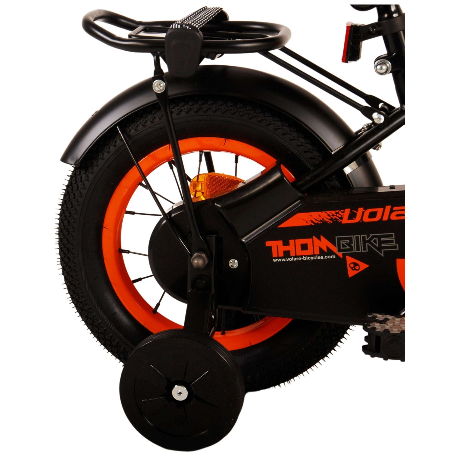 Vélo Volare Thombike - 12 pouces - Noir Orange