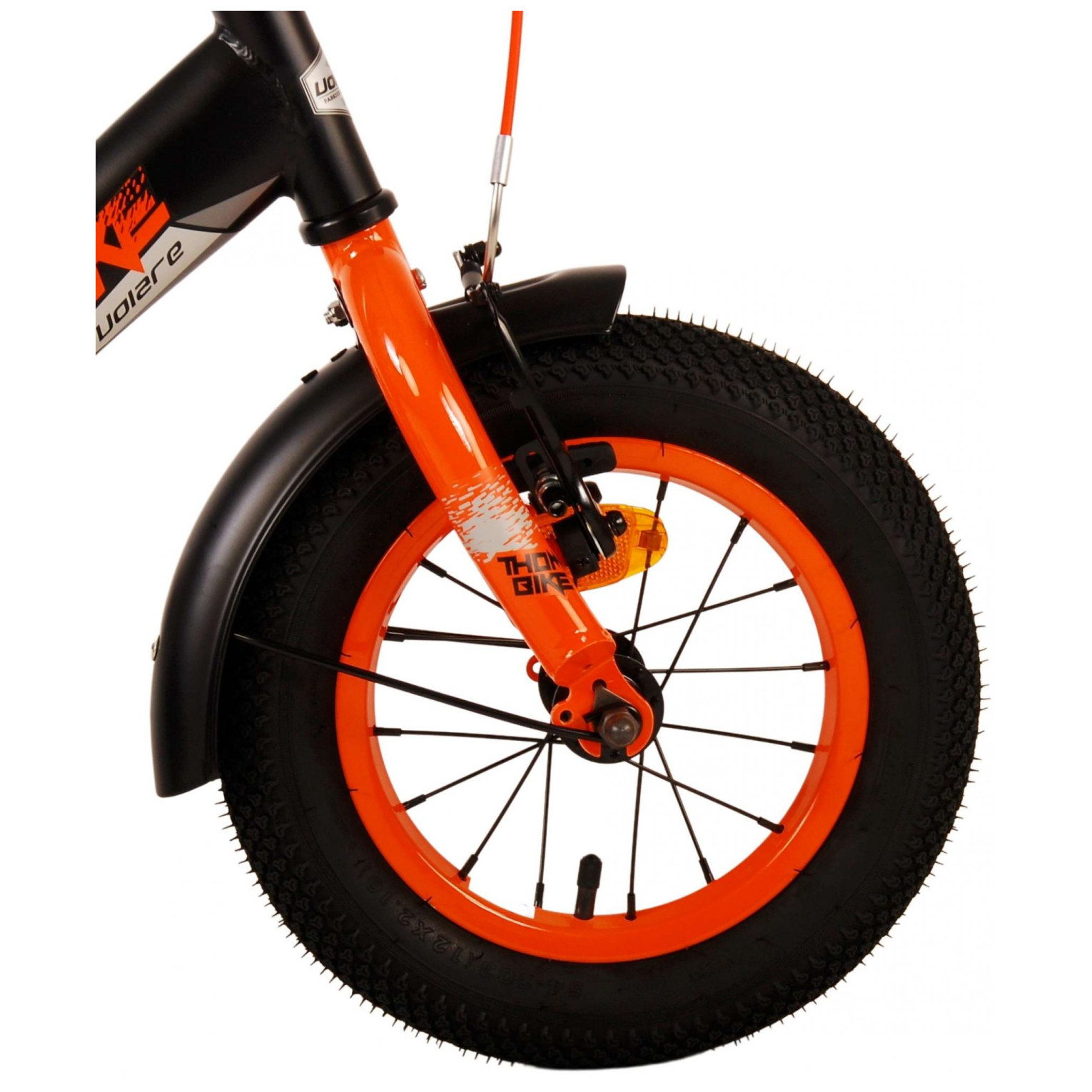 Vélo Volare Thombike - 12 pouces - Noir Orange