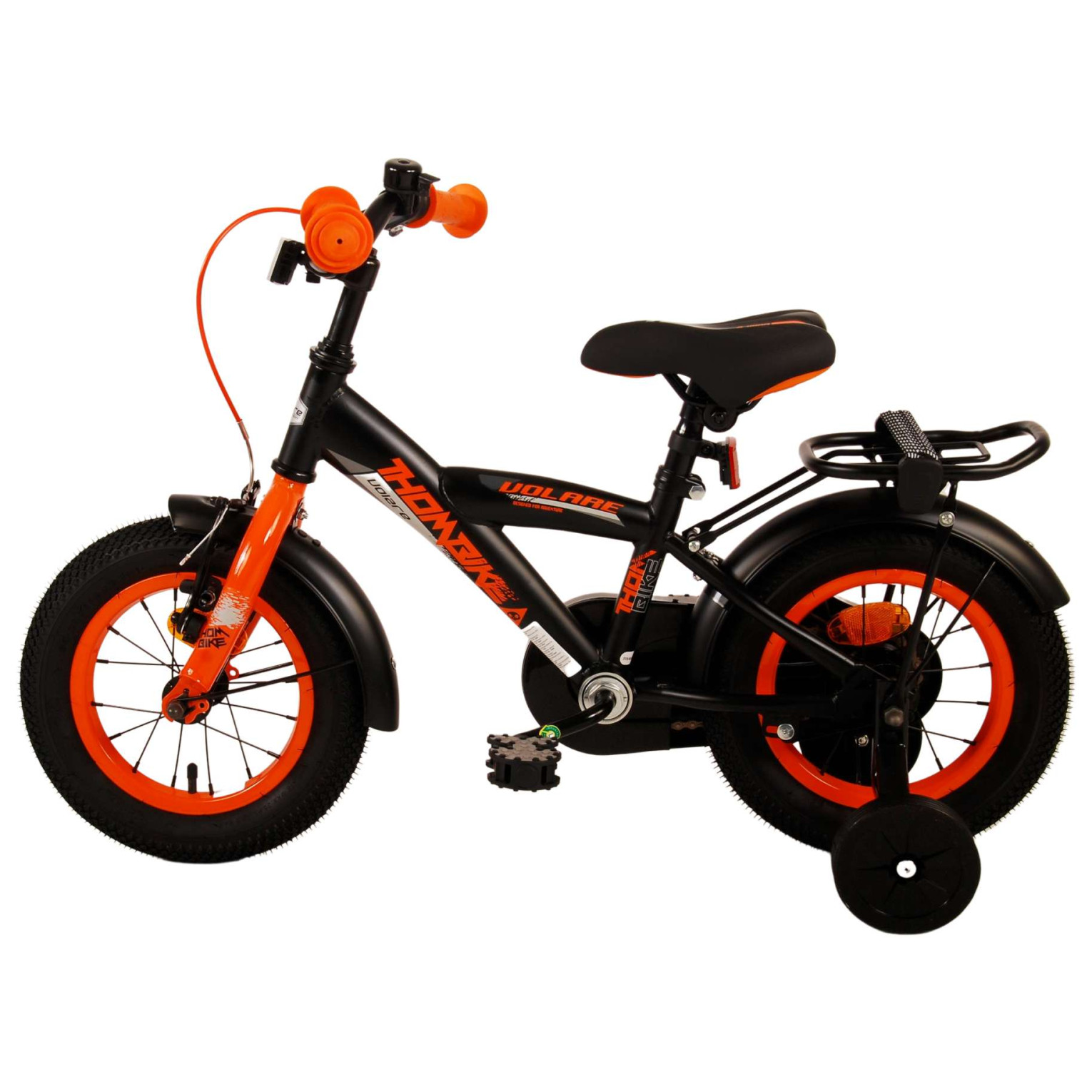 Vélo Volare Thombike - 12 pouces - Noir Orange