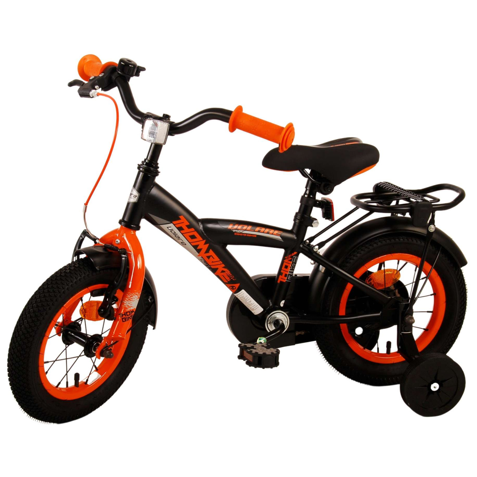 Vélo Volare Thombike - 12 pouces - Noir Orange