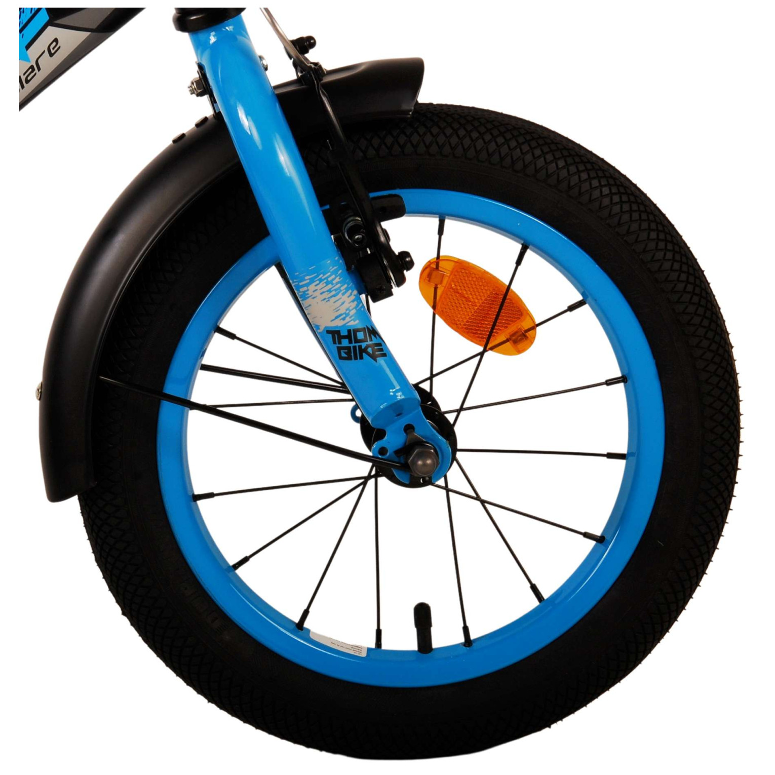 Volare Thombike Fiets - 14 inch - Zwart Blauw