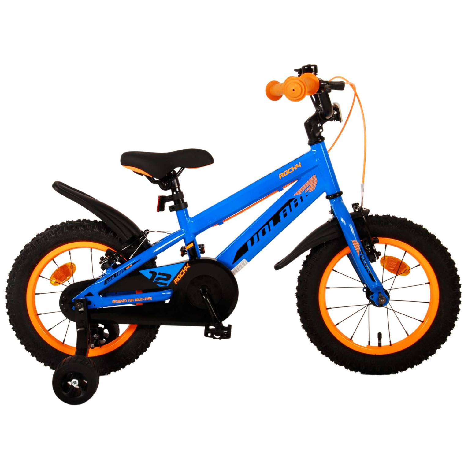 Volare Rocky Fiets - 14 inch - Blauw - Twee handremmen