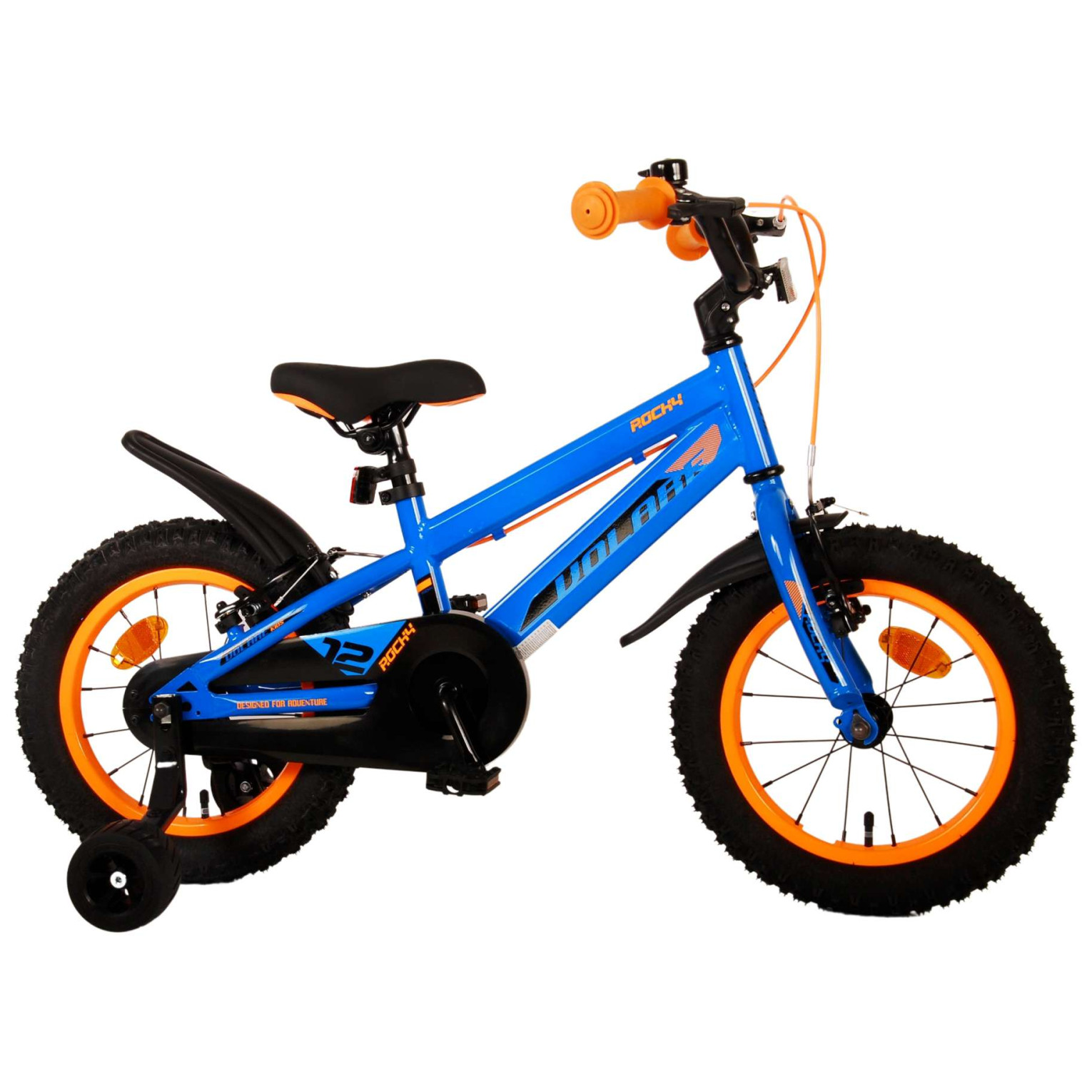 Volare Rocky Fiets - 14 inch - Blauw - Twee handremmen