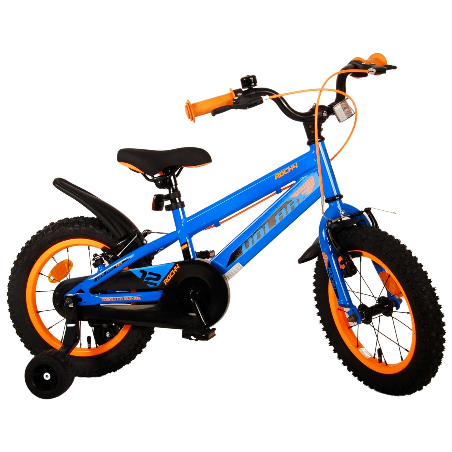 Volare Rocky Fiets - 14 inch - Blauw - Twee handremmen