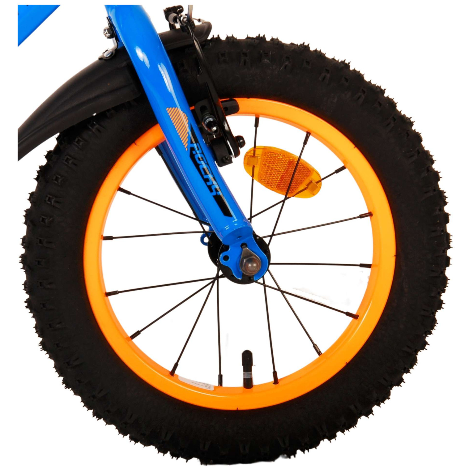 Volare Rocky Fiets - 14 inch - Blauw - Twee handremmen