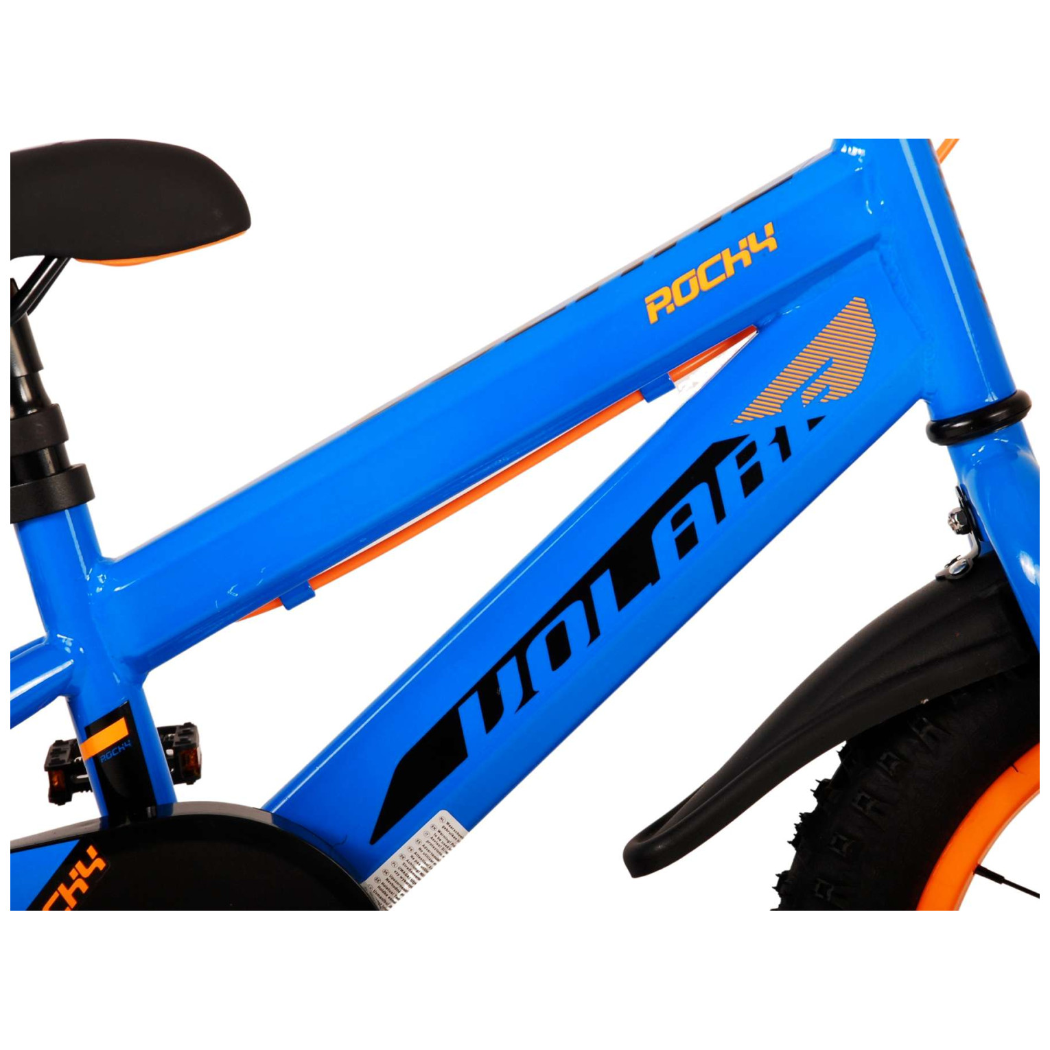 Volare Rocky Fiets - 14 inch - Blauw - Twee handremmen