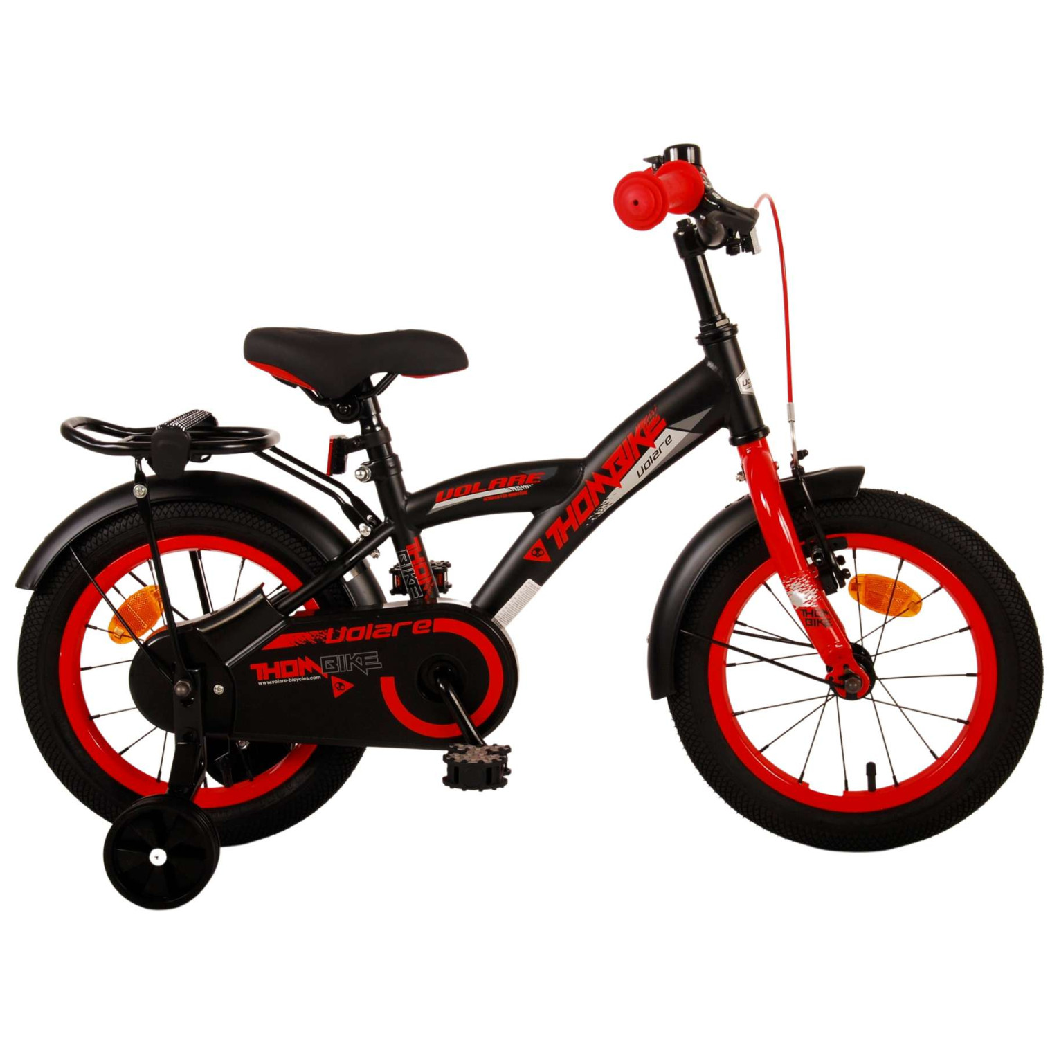 Vélo Volare Thombike - 14 pouces - Noir Rouge