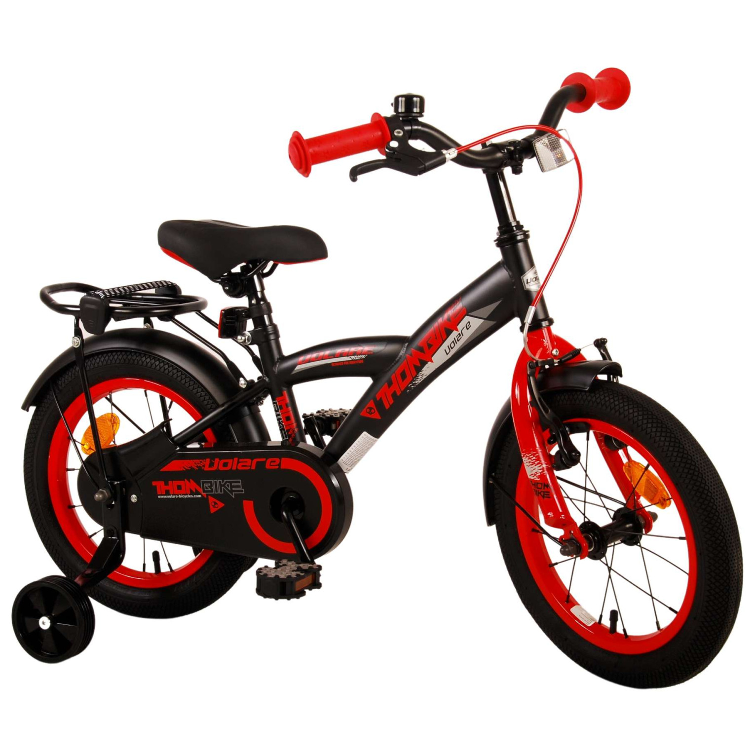 Vélo Volare Thombike - 14 pouces - Noir Rouge