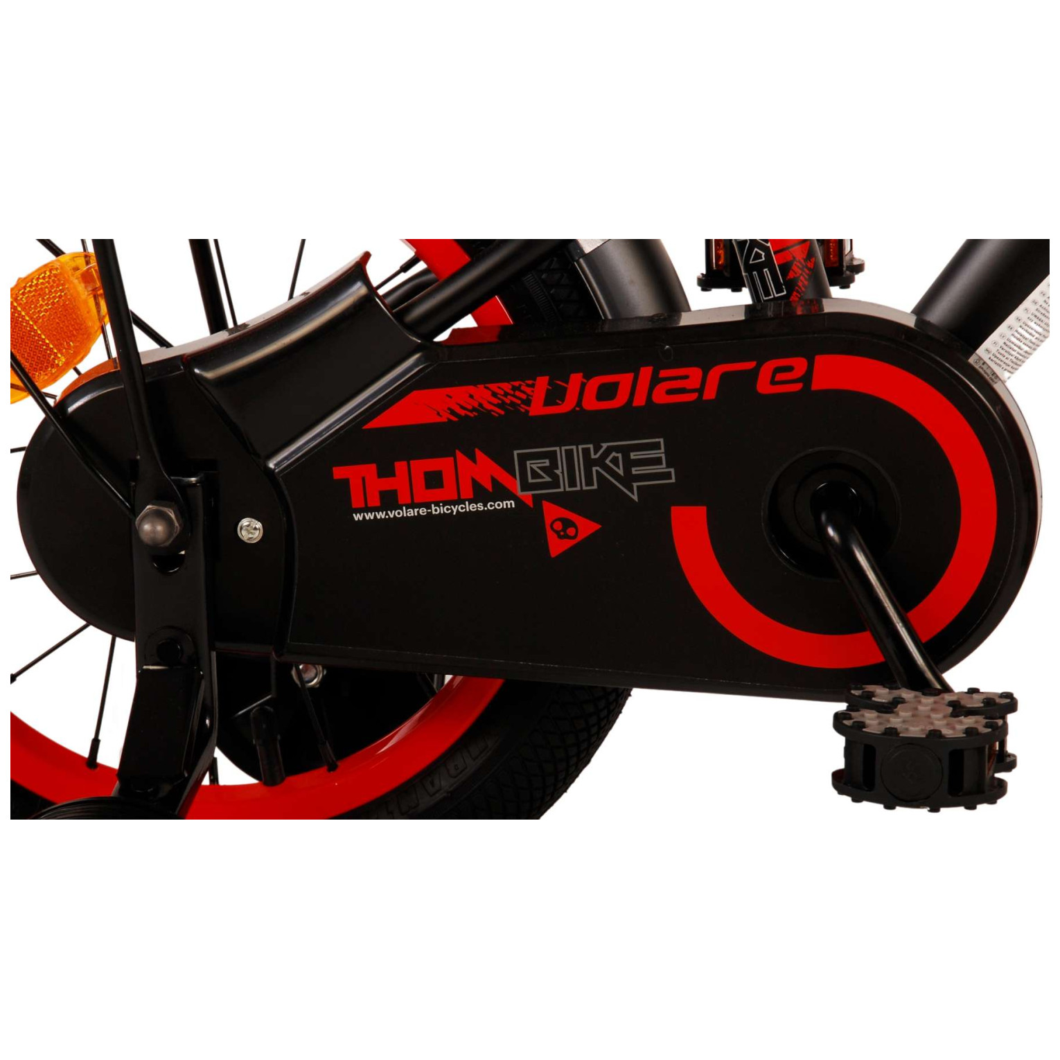 Vélo Volare Thombike - 14 pouces - Noir Rouge