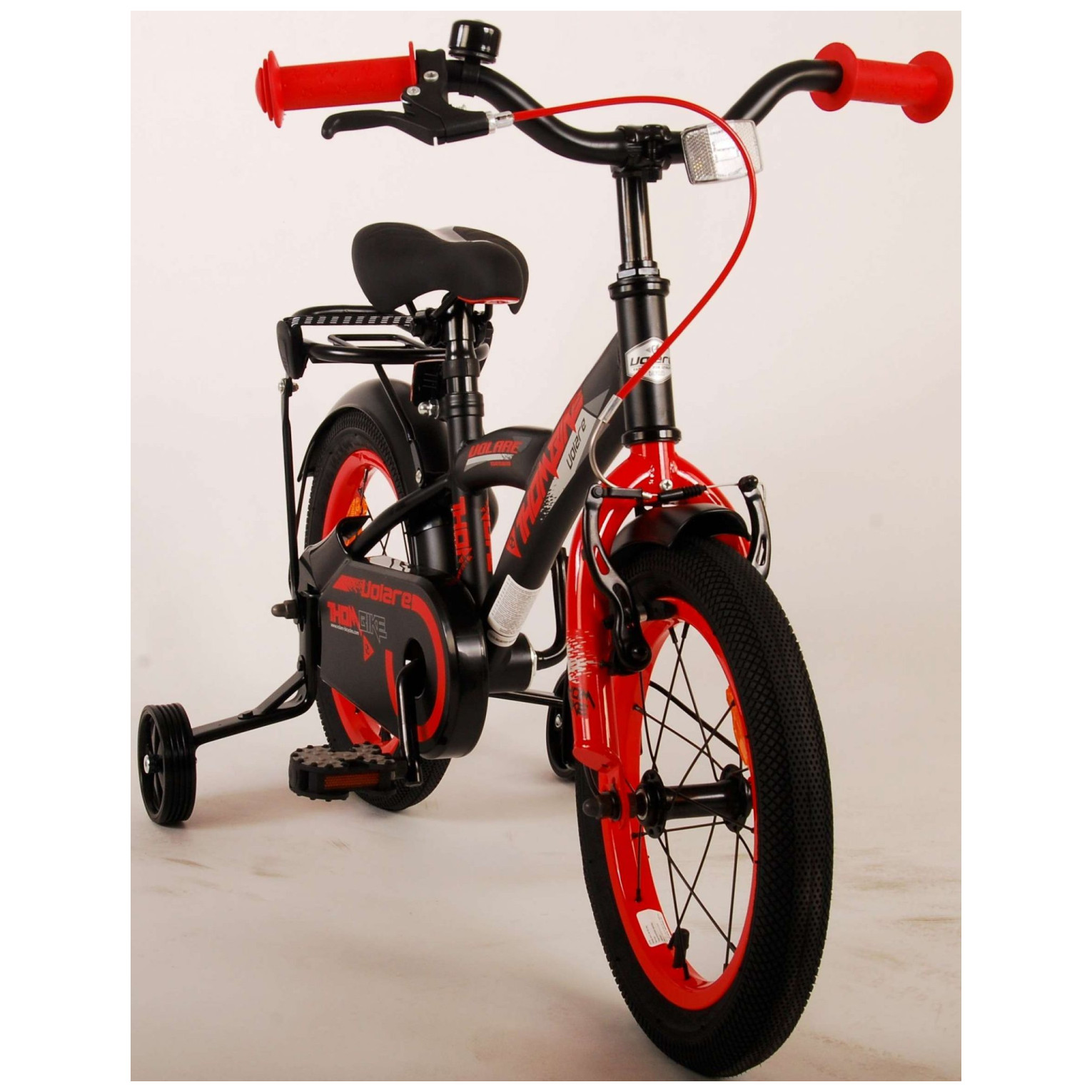 Vélo Volare Thombike - 14 pouces - Noir Rouge