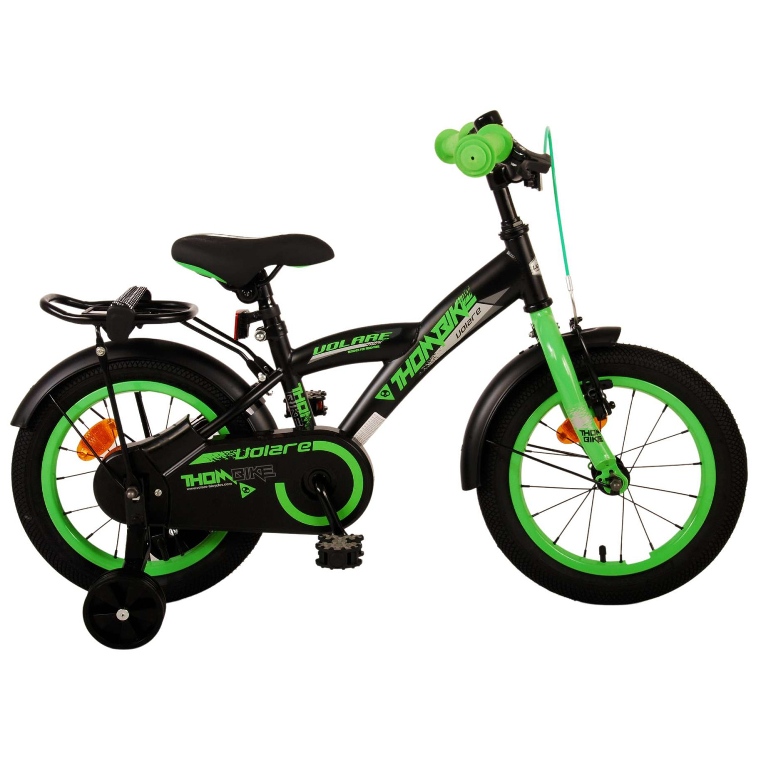 Vélo Volare Thombike - 14 pouces - Noir Vert