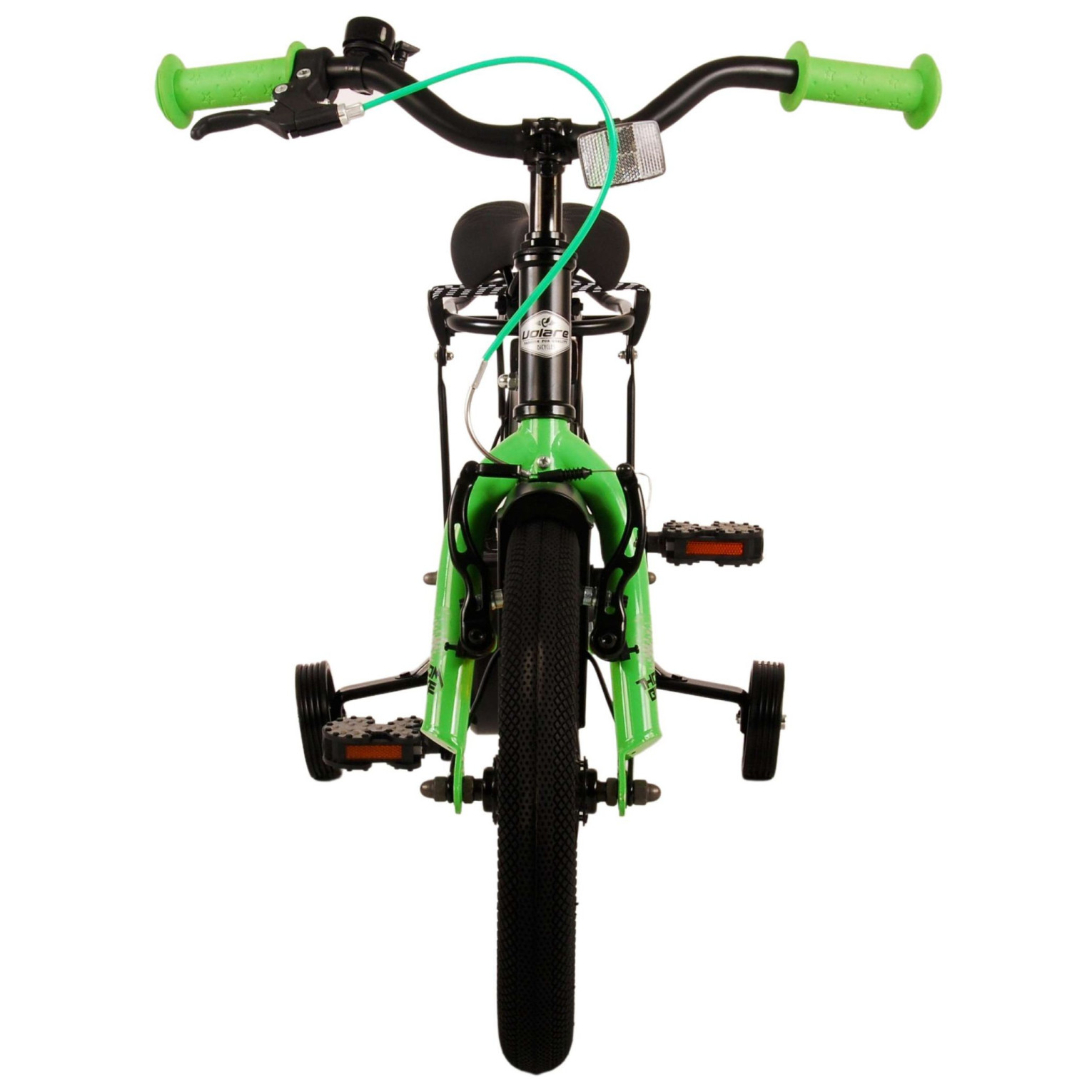 Volare Thombike Fiets - 14 inch - Zwart Groen