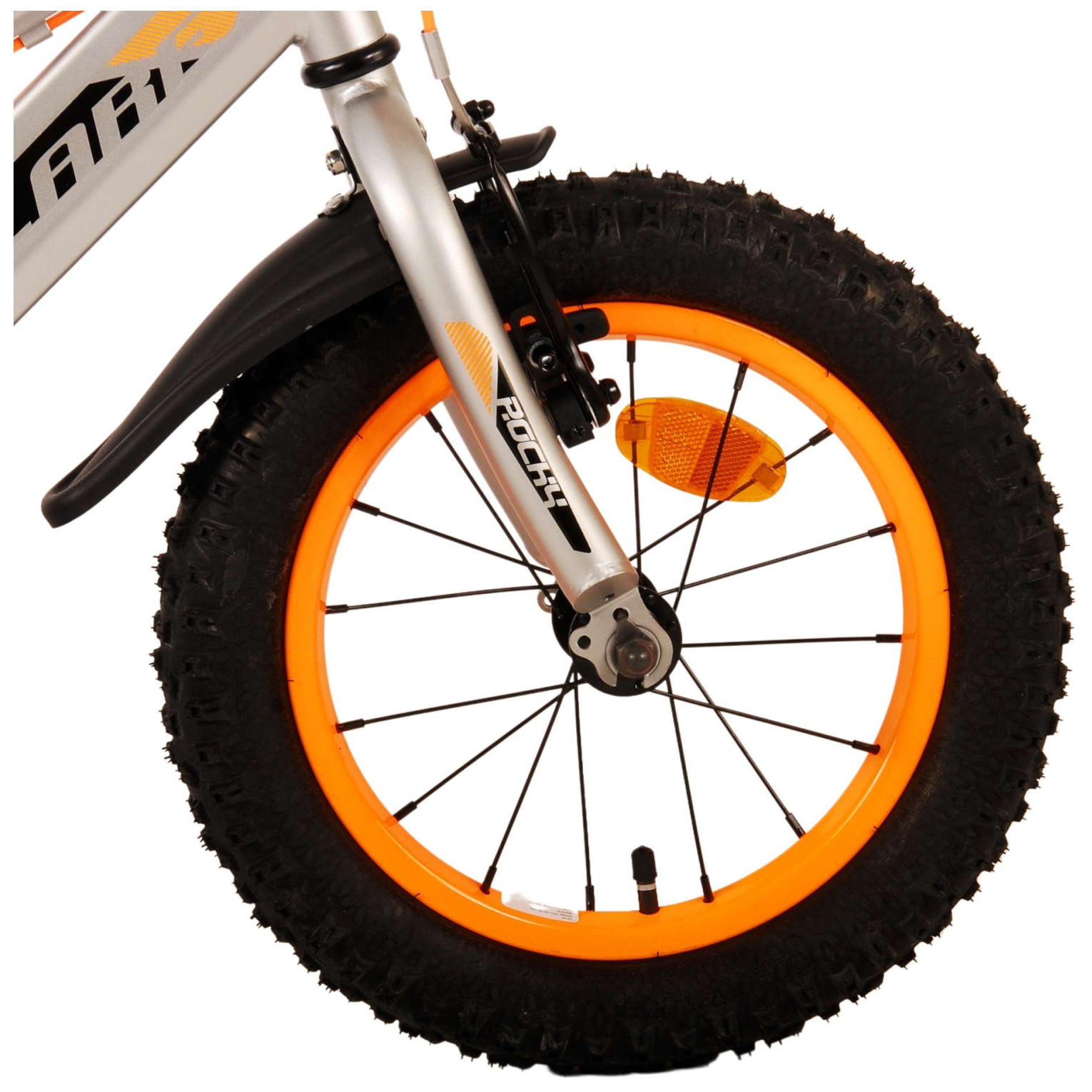 Volare Rocky Fiets - 14 inch - Grijs - Twee handremmen