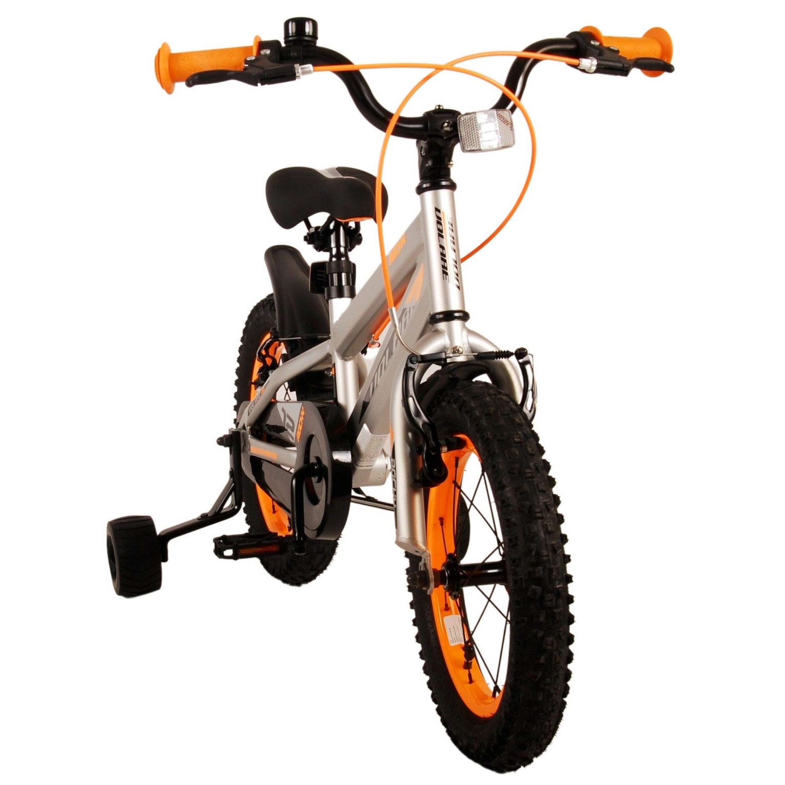 Volare Rocky Fiets - 14 inch - Grijs - Twee handremmen