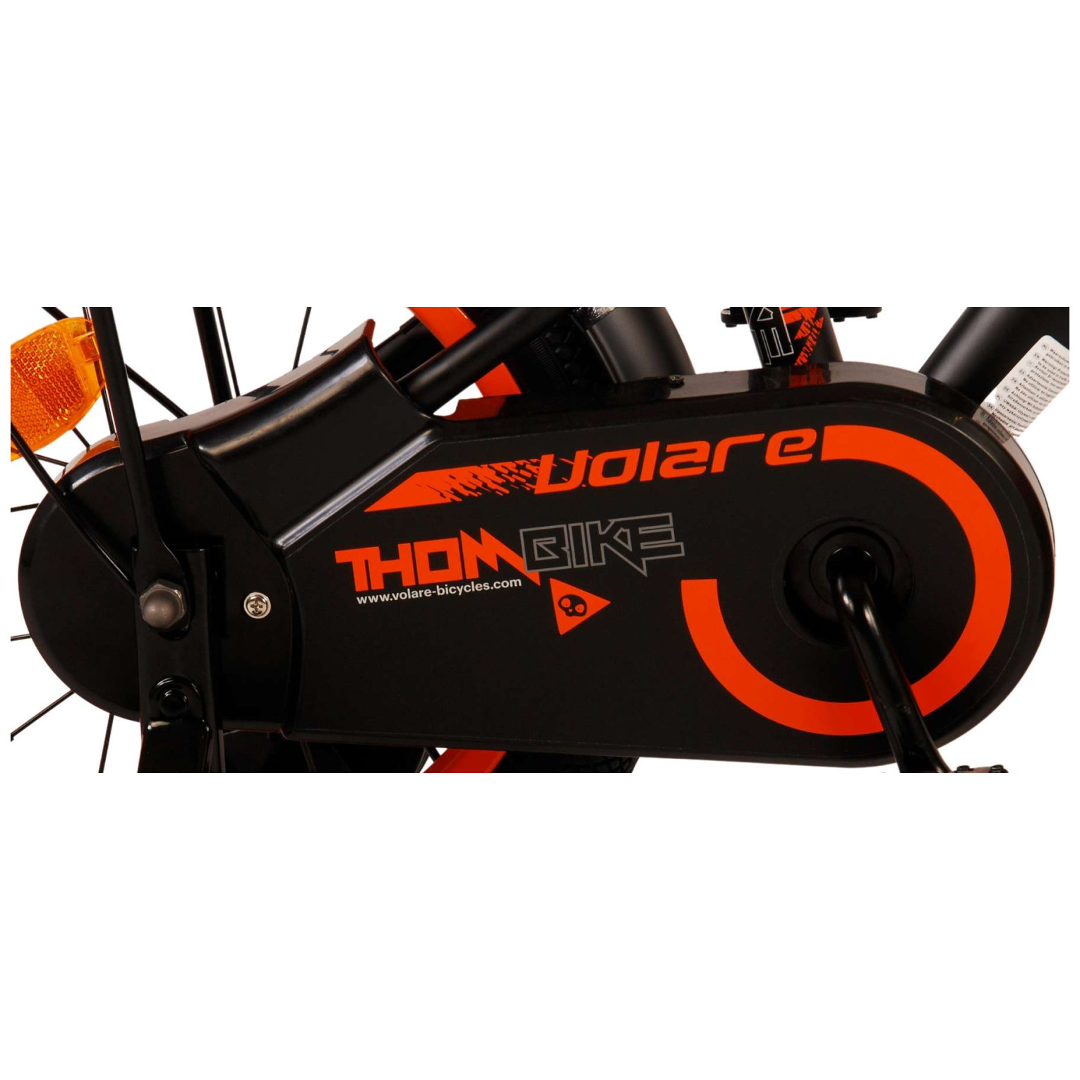 Vélo Volare Thombike - 14 pouces - Noir Orange