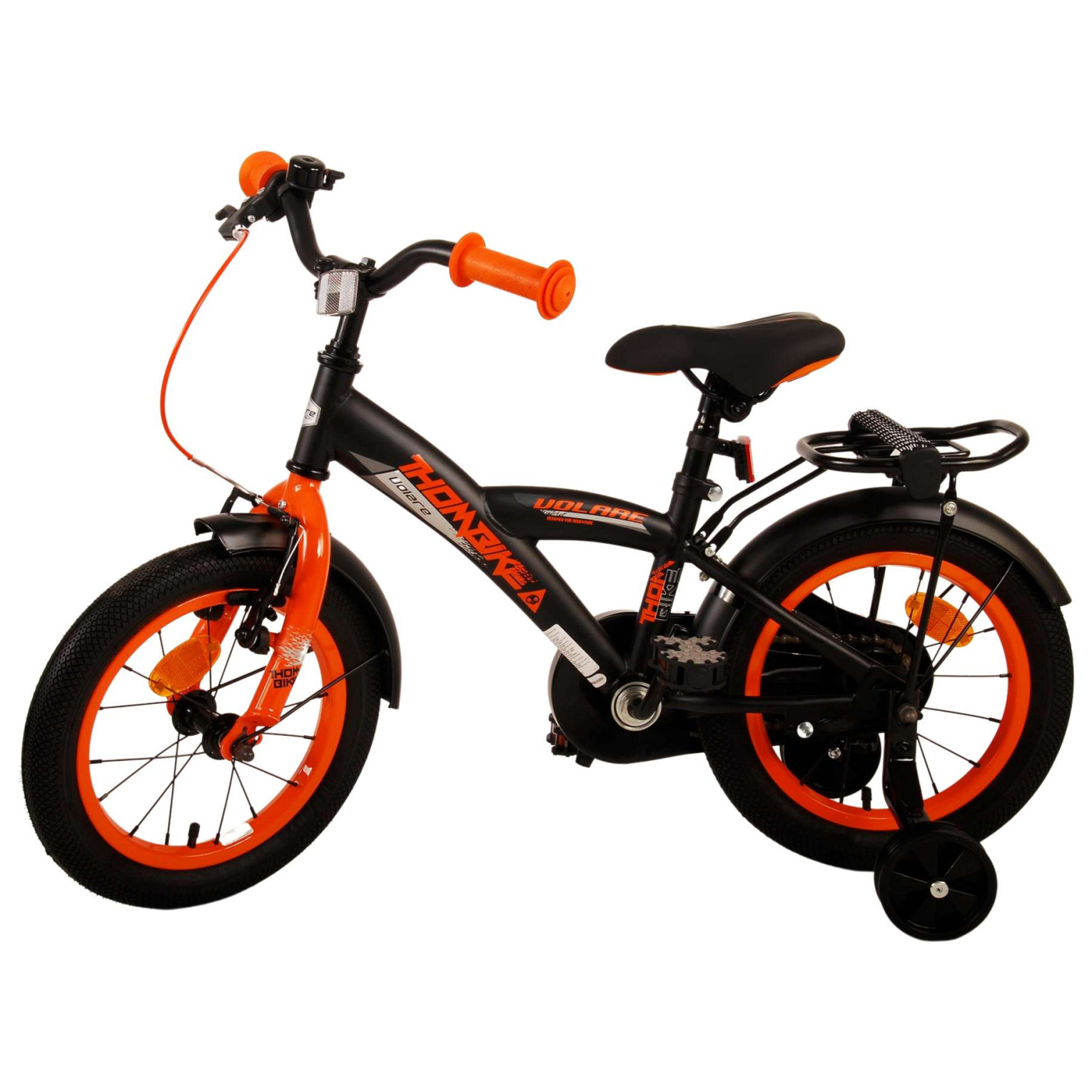 Vélo Volare Thombike - 14 pouces - Noir Orange