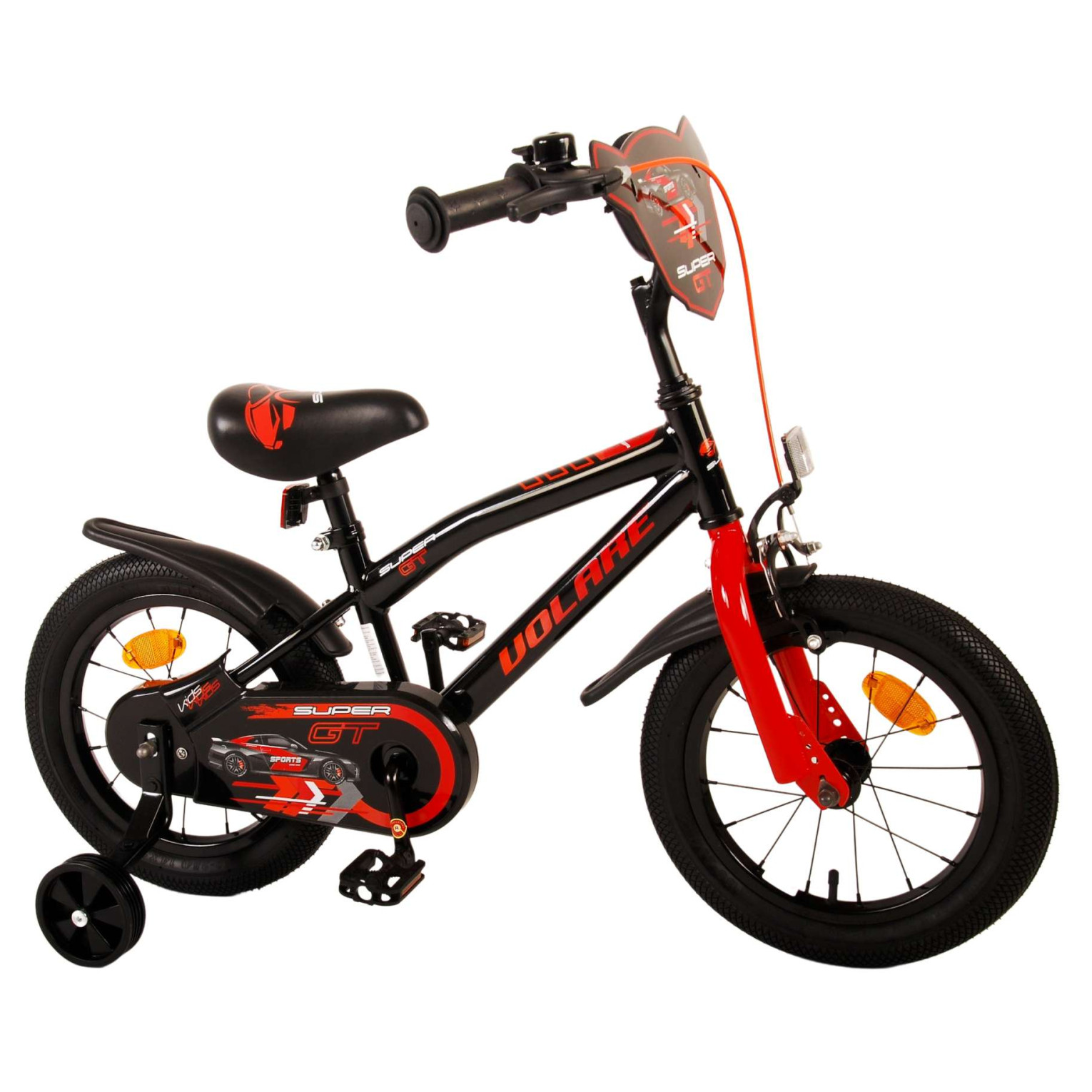 Volare Super GT Fiets - 14 inch - Rood