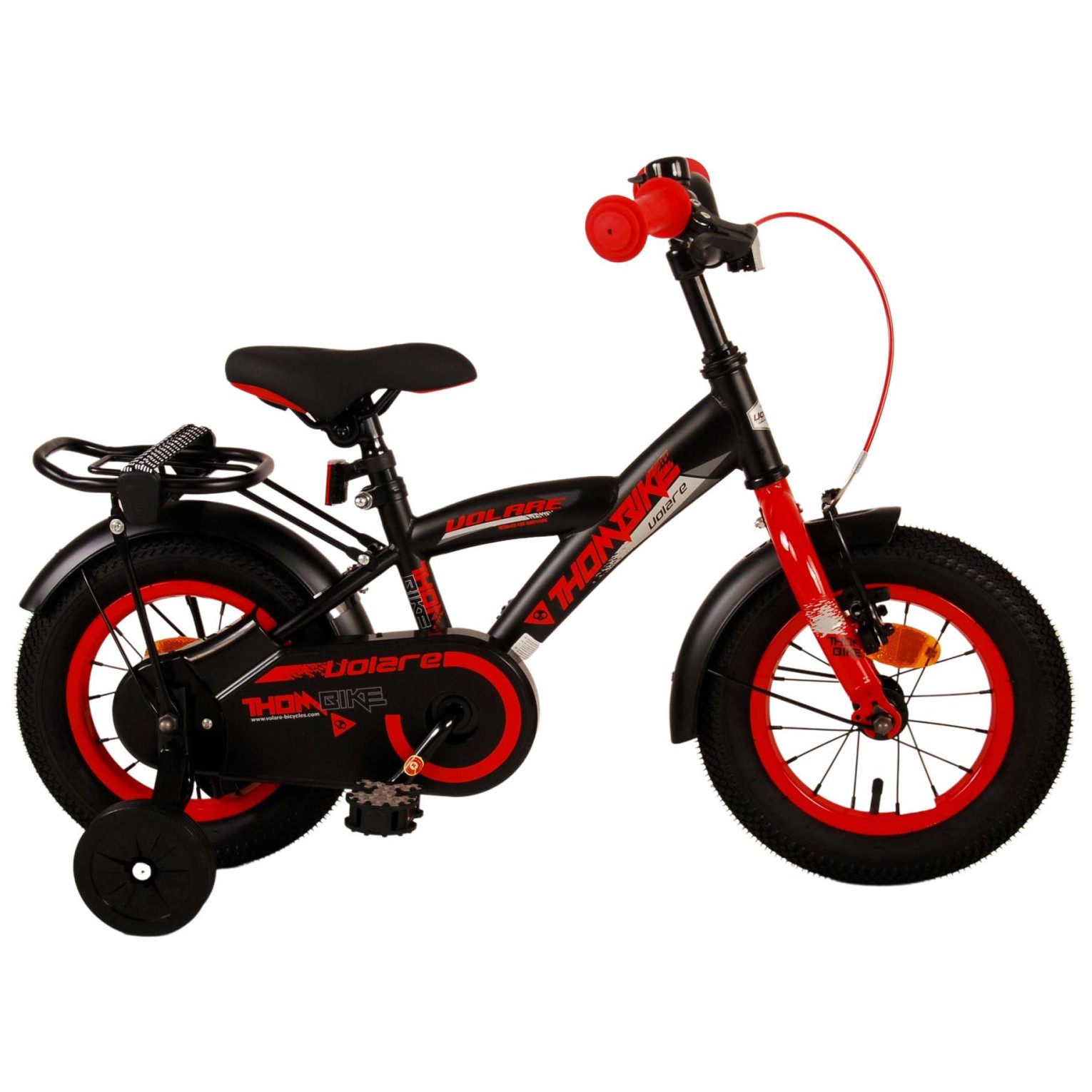 Vélo Volare Thombike - 12 pouces - Noir Rouge