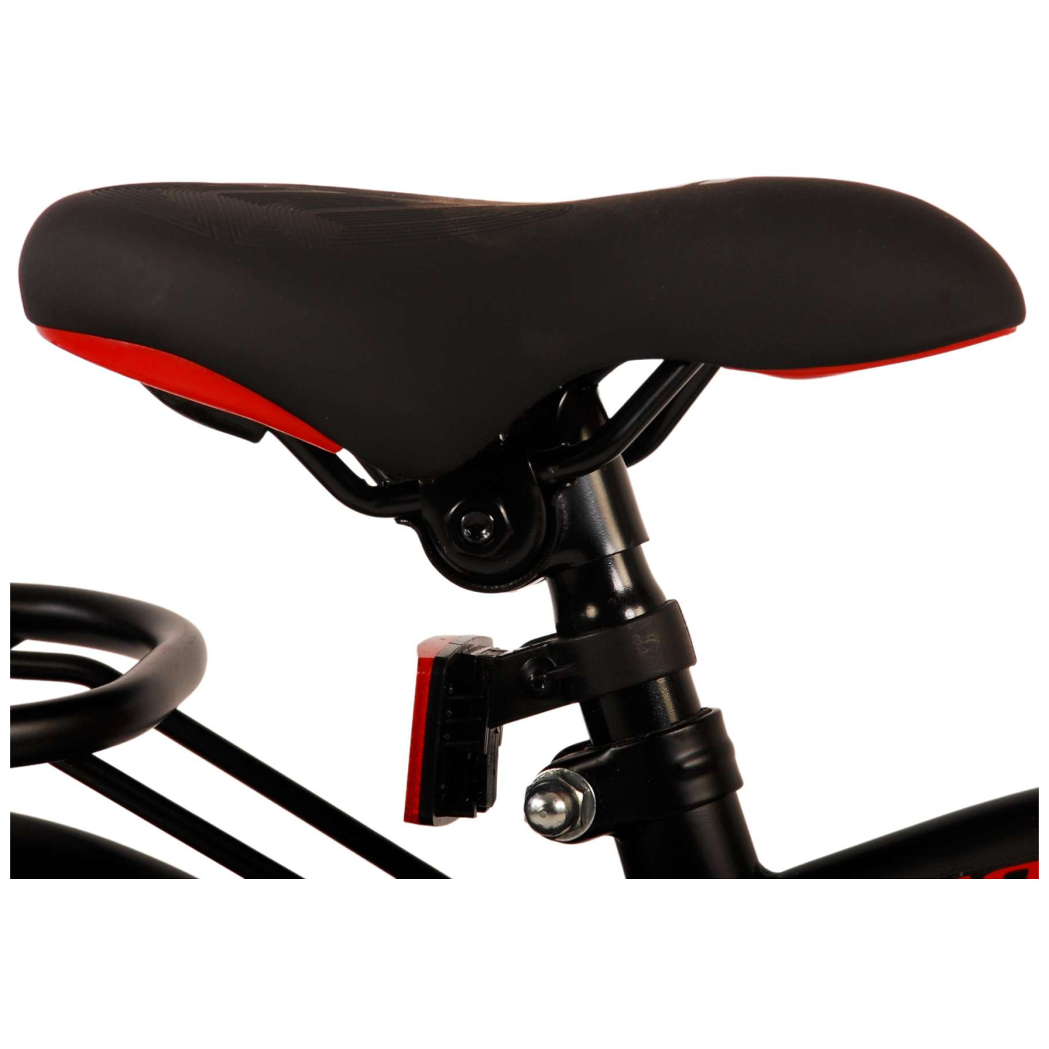 Volare Thombike Fiets - 12 inch - Zwart Rood