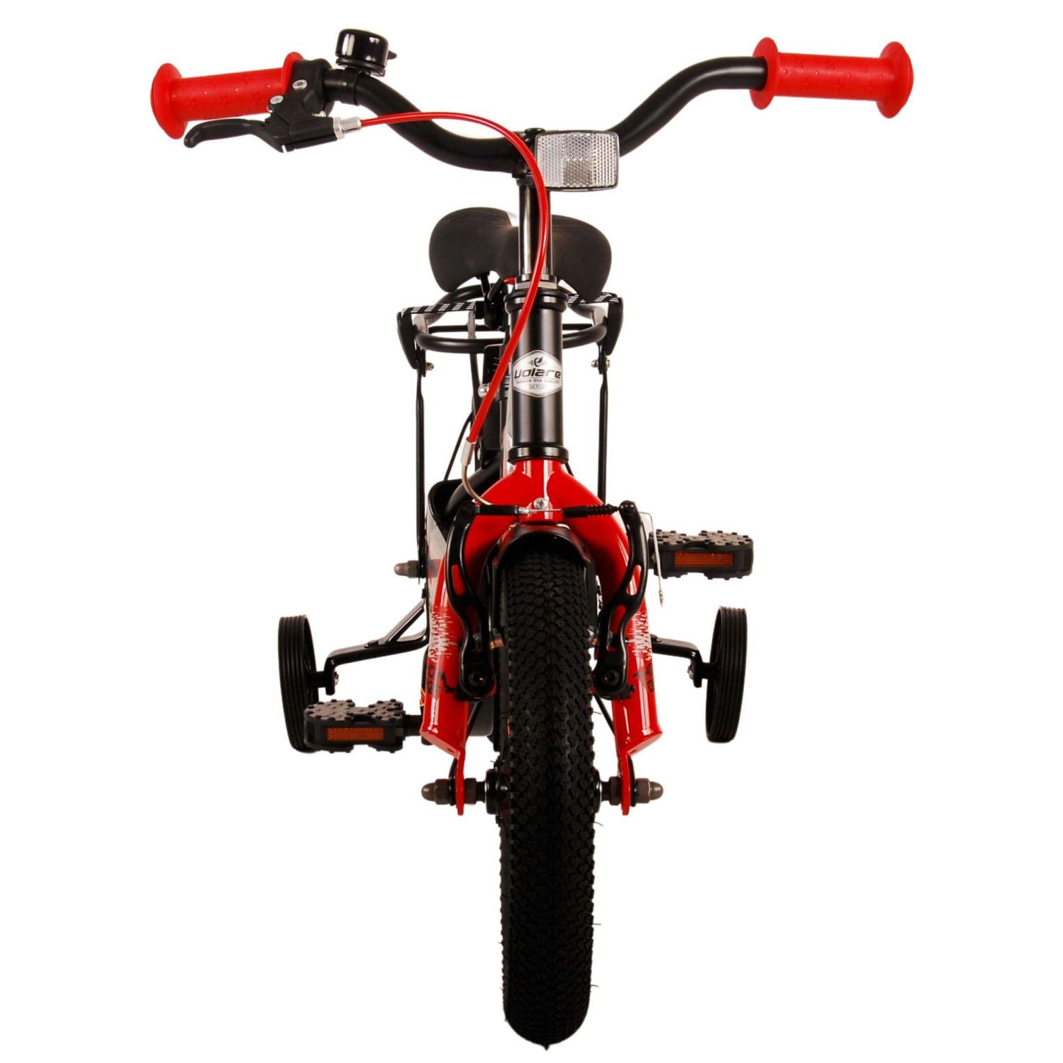 Volare Thombike Fiets - 12 inch - Zwart Rood