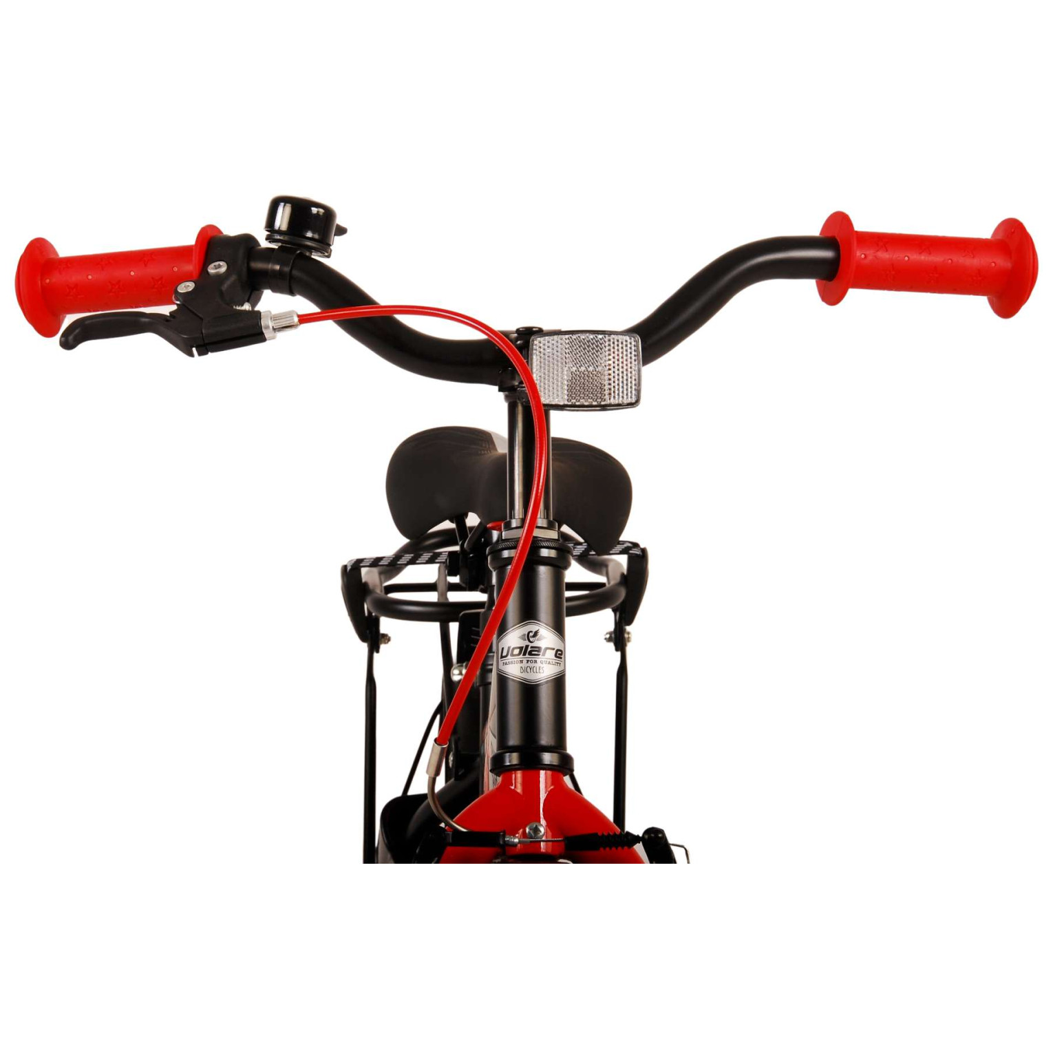 Volare Thombike Fiets - 12 inch - Zwart Rood