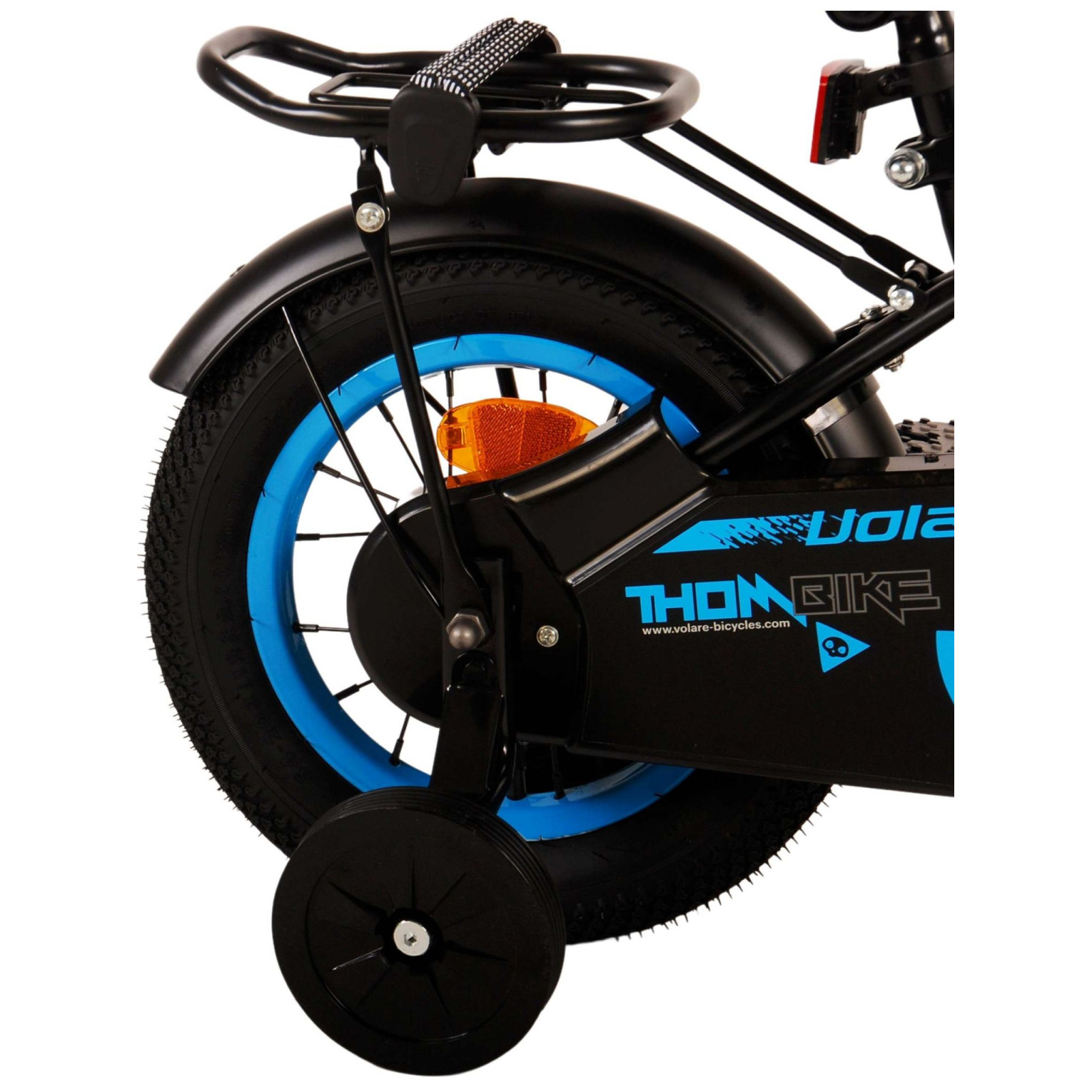 Volare Thombike Fiets - 12 inch - Zwart Blauw