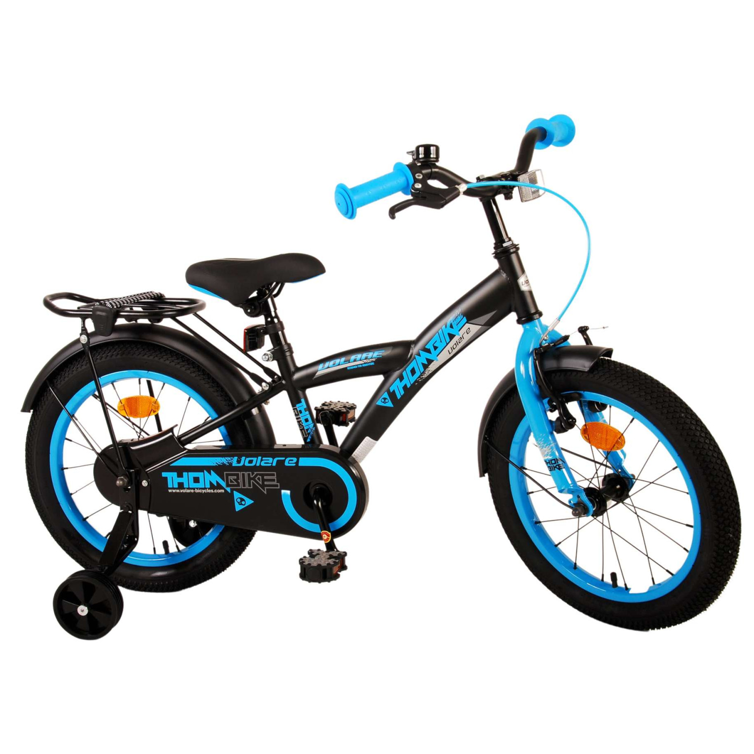 Vélo Volare Thombike - 16 pouces - Noir Bleu