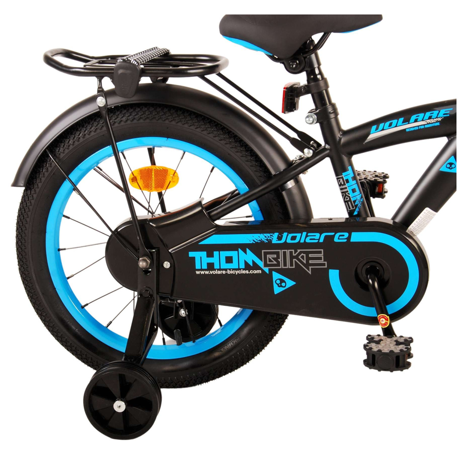 Vélo Volare Thombike - 16 pouces - Noir Bleu