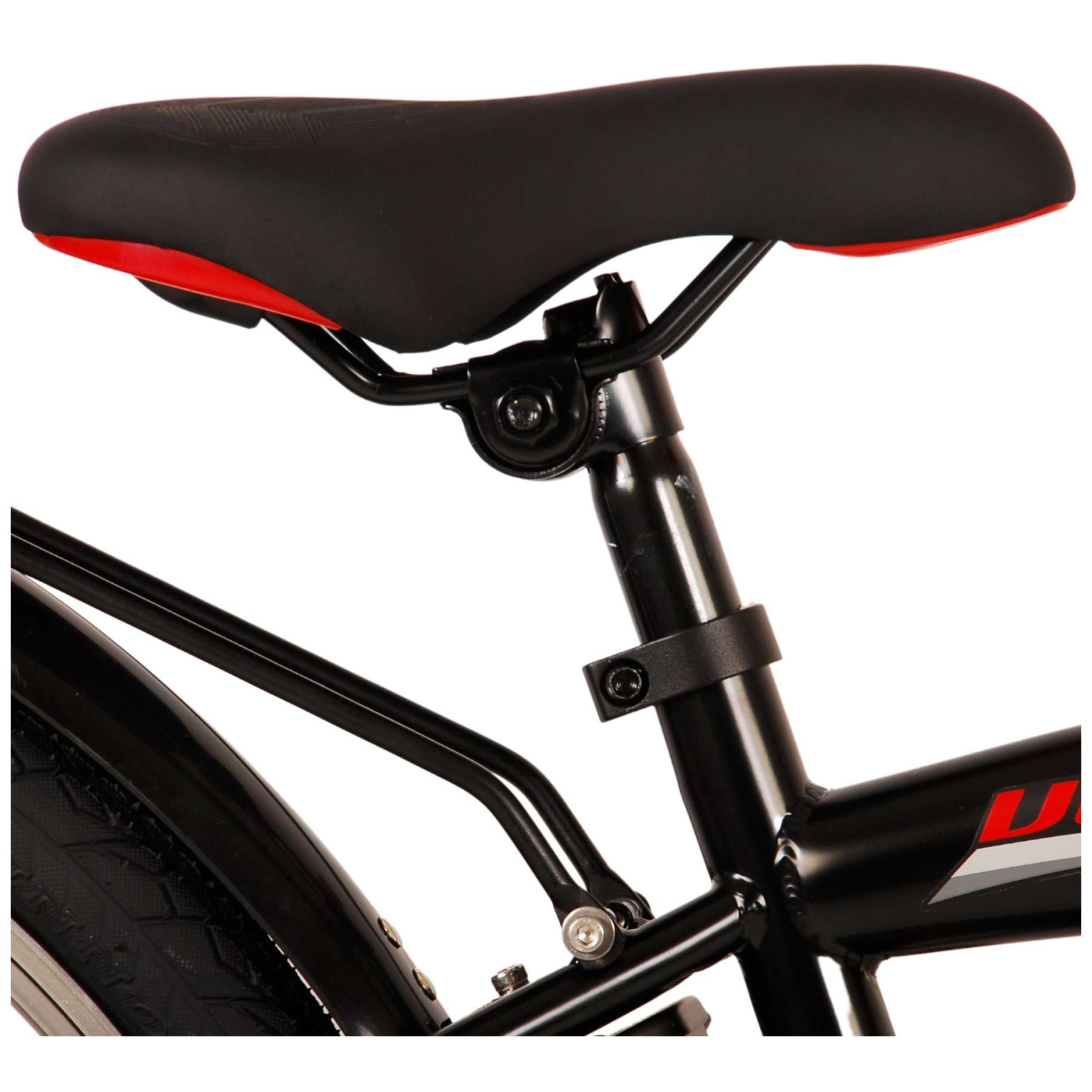 Vélo Volare Thombike - 24 pouces - Noir Rouge