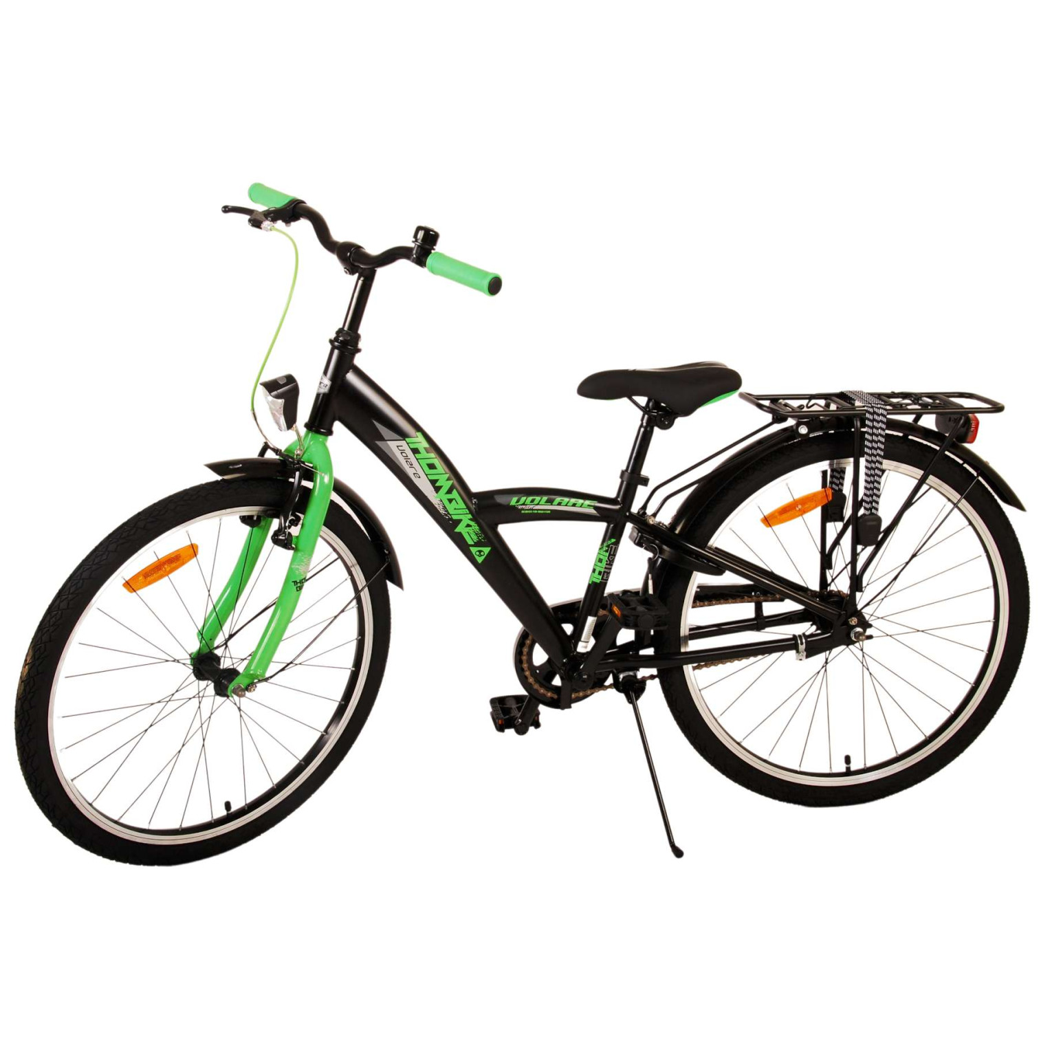 Vélo Volare Thombike - 24 pouces - Noir Vert