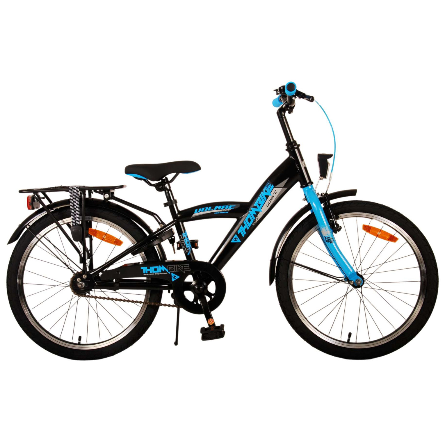 Volare Thombike Fiets - 20 inch - Zwart Blauw